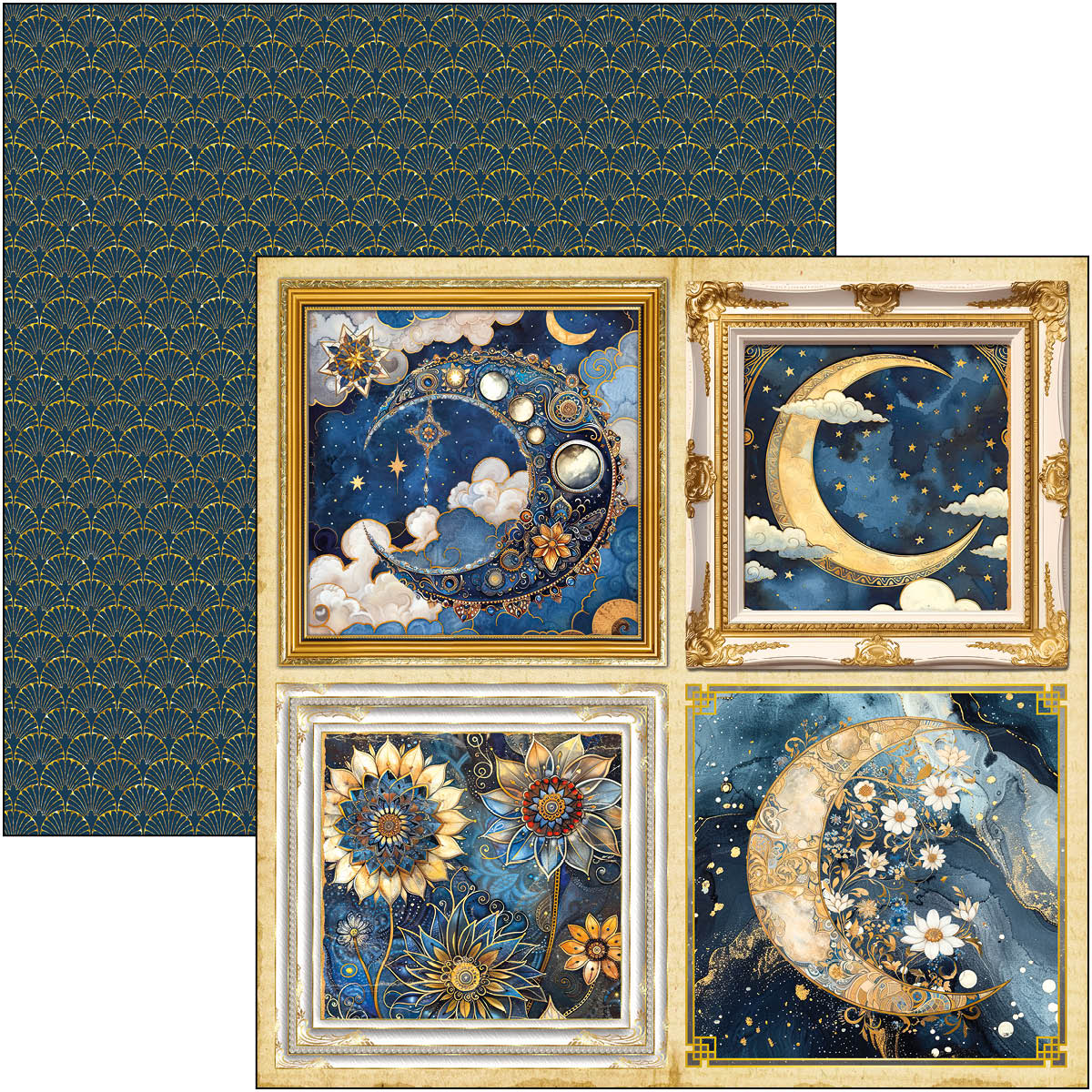 Celestial Patterns Pad 12"x12" 8/Pkg