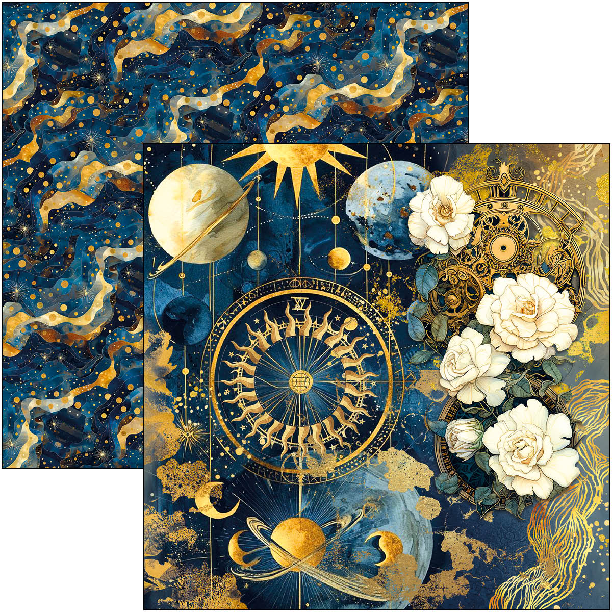 Celestial Patterns Pad 12"x12" 8/Pkg