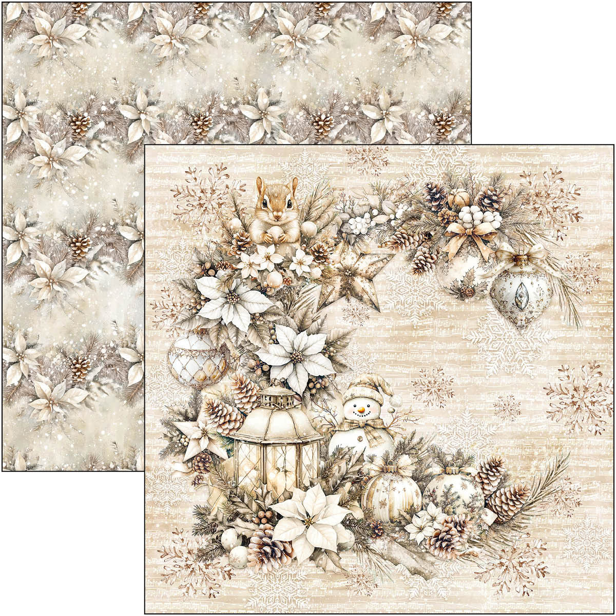 Winter Season Patterns Pad 12"x12" 8/Pkg