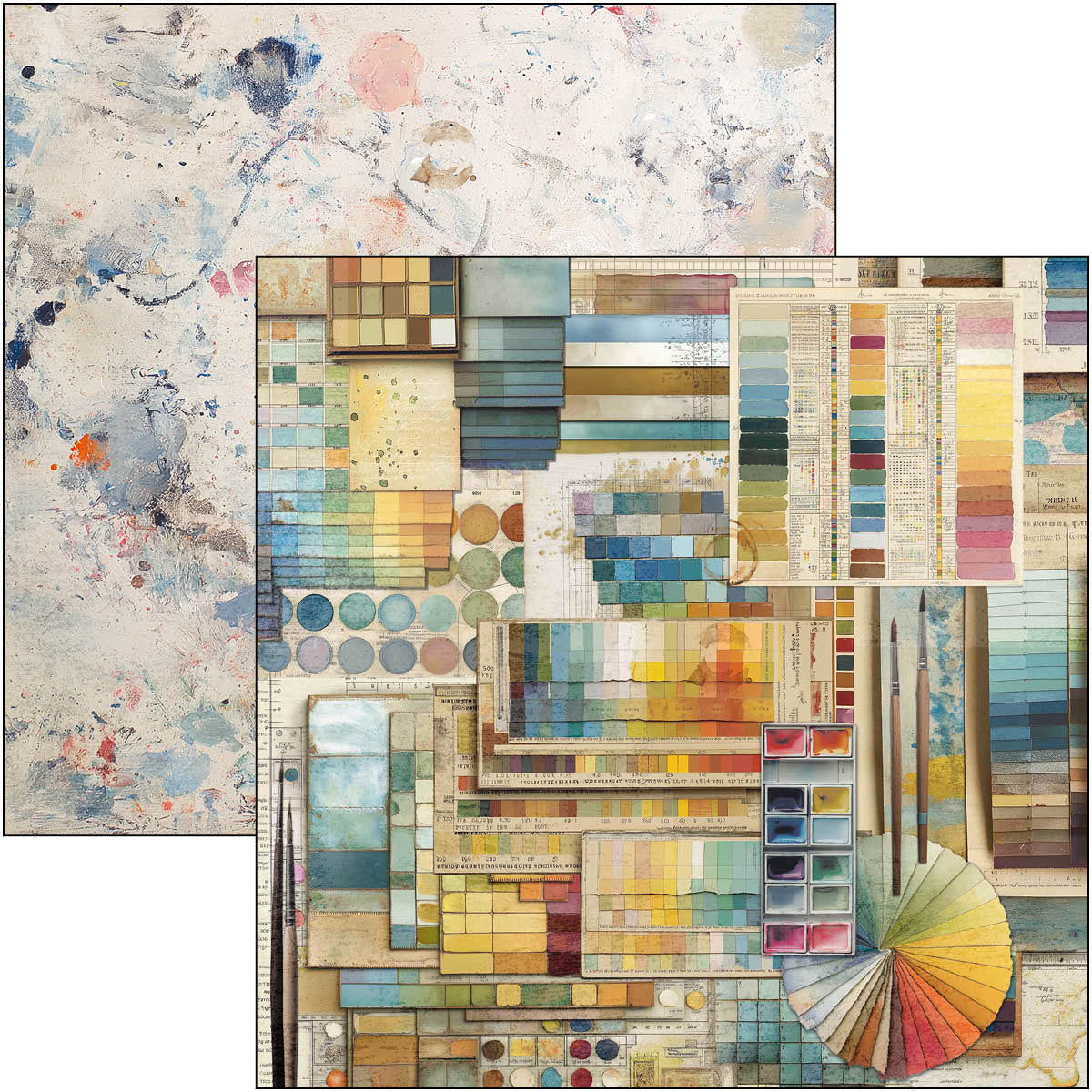 An Artist Journey Patterns Pad 12"x12" 8/Pkg