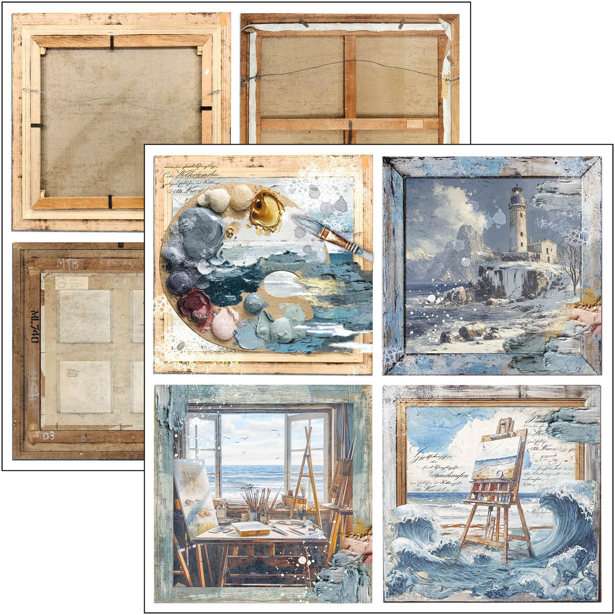An Artist Journey Patterns Pad 12"x12" 8/Pkg