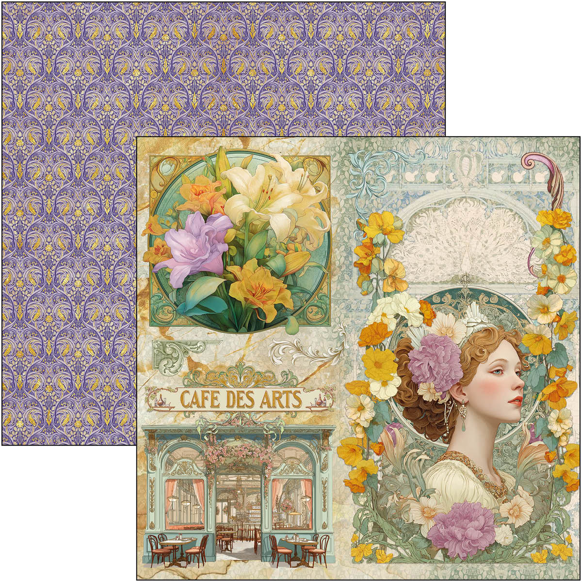 Artemis Patterns Pad 12"x12" 8/Pkg