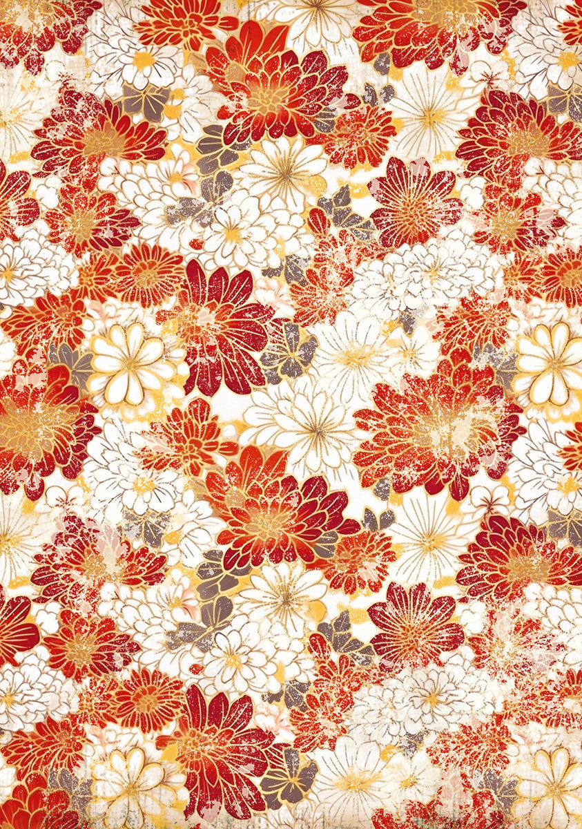 Vellum Land Of The Rising Sun Paper Patterns A4 6/Pkg