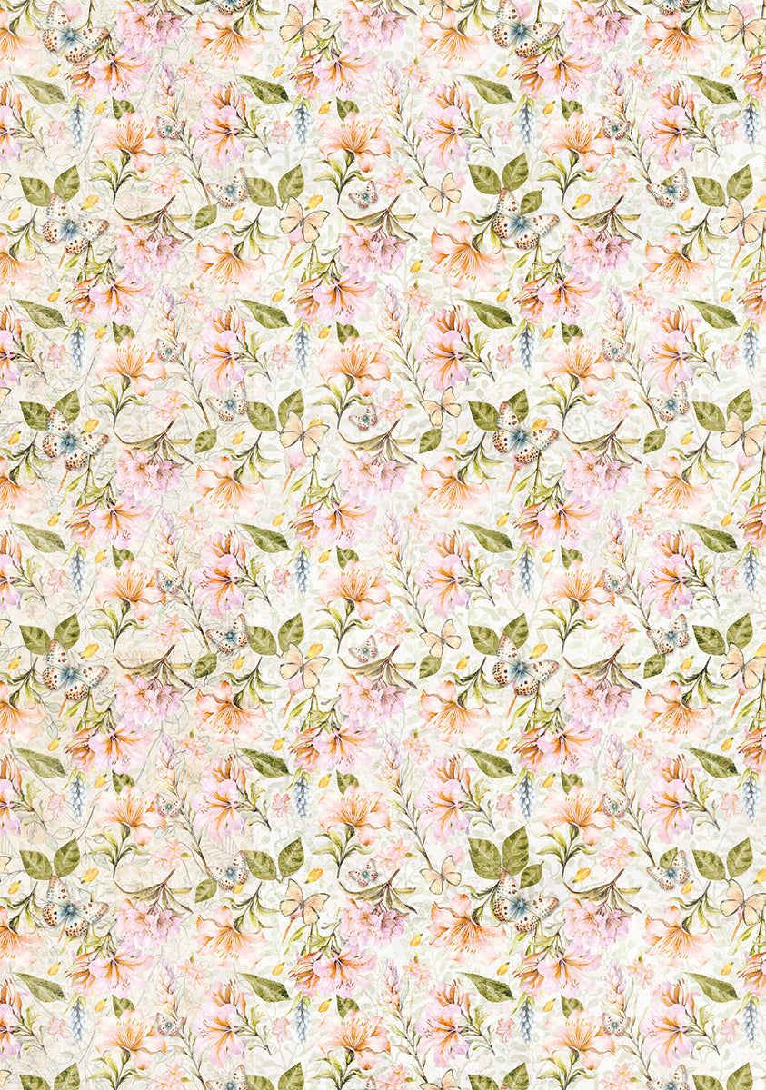 Vellum Flower Shop Paper Patterns A4 6/Pkg