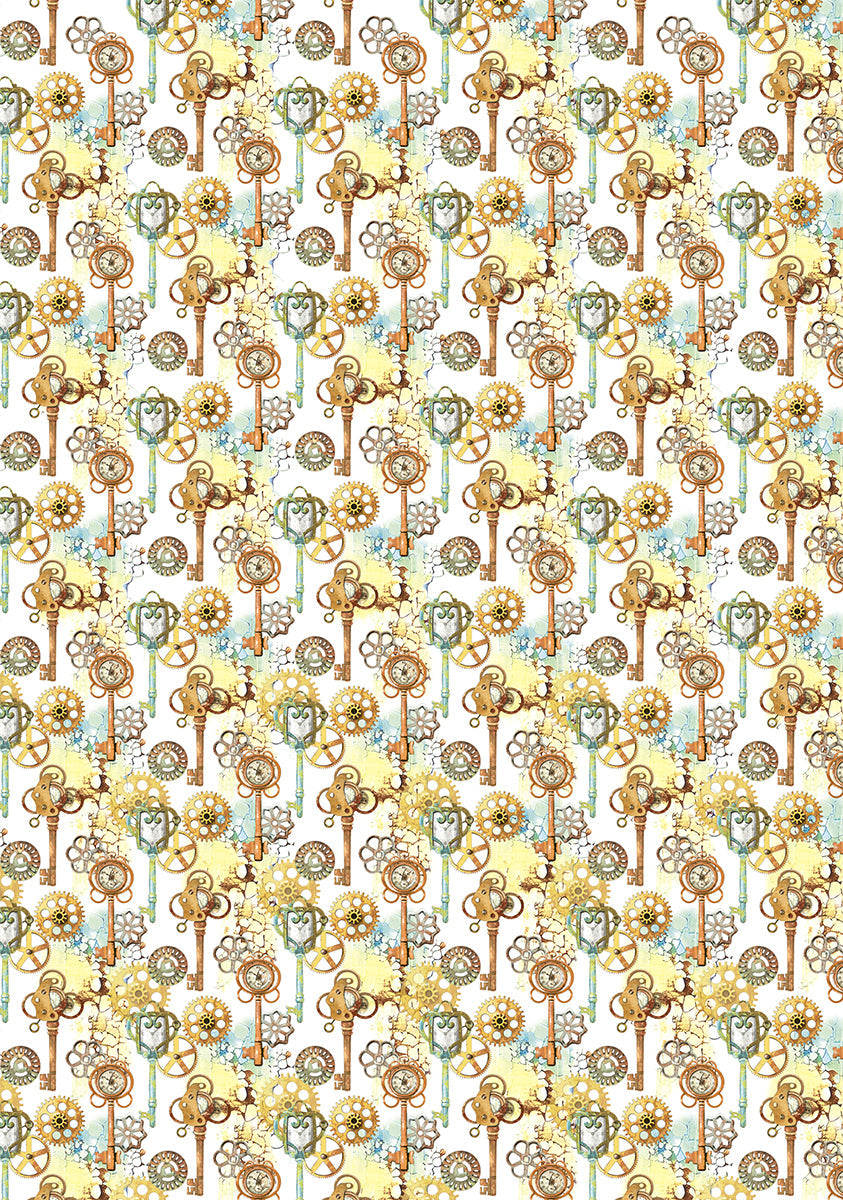 Vellum Coral Reef Paper Patterns A4 6/Pkg