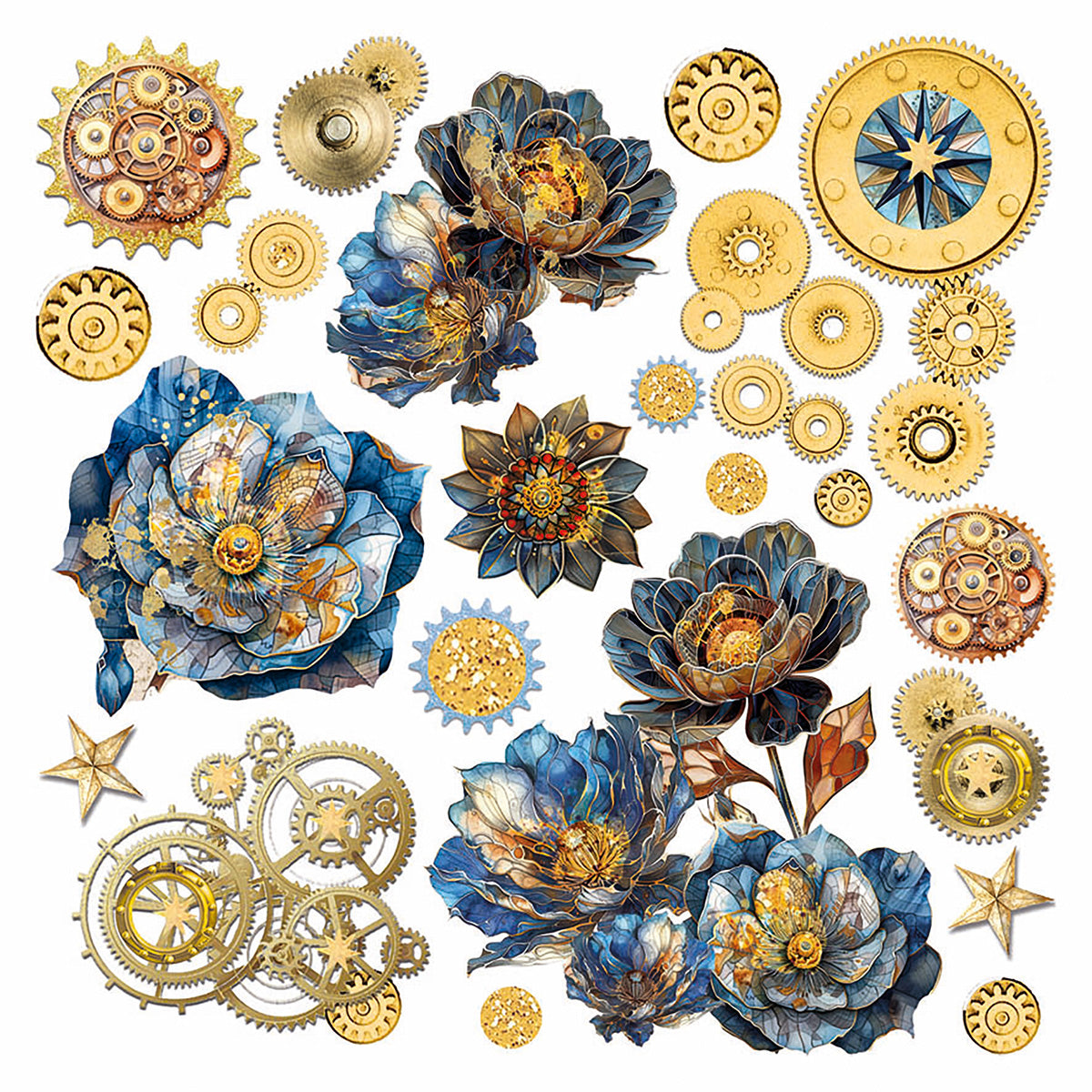 Vellum Celestial Fussy Cut 6"x6" 6/Pkg