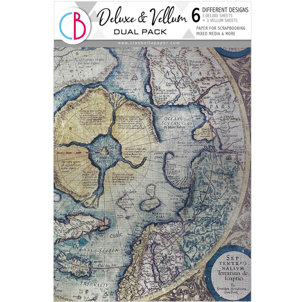 Deluxe Paper Silver & Vellum Dual Pack A4 MIXED 6/Pkg An Artist Journey