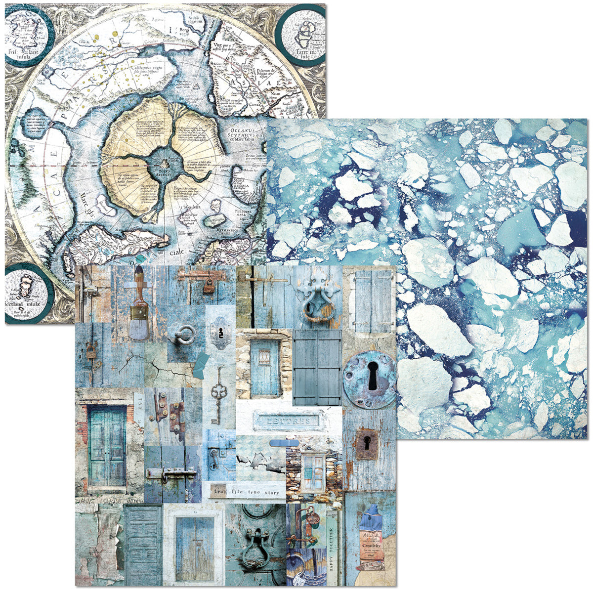 Deluxe Paper Silver & Vellum Dual Pack 6x6 MIXED 6/Pkg An Artist Journey