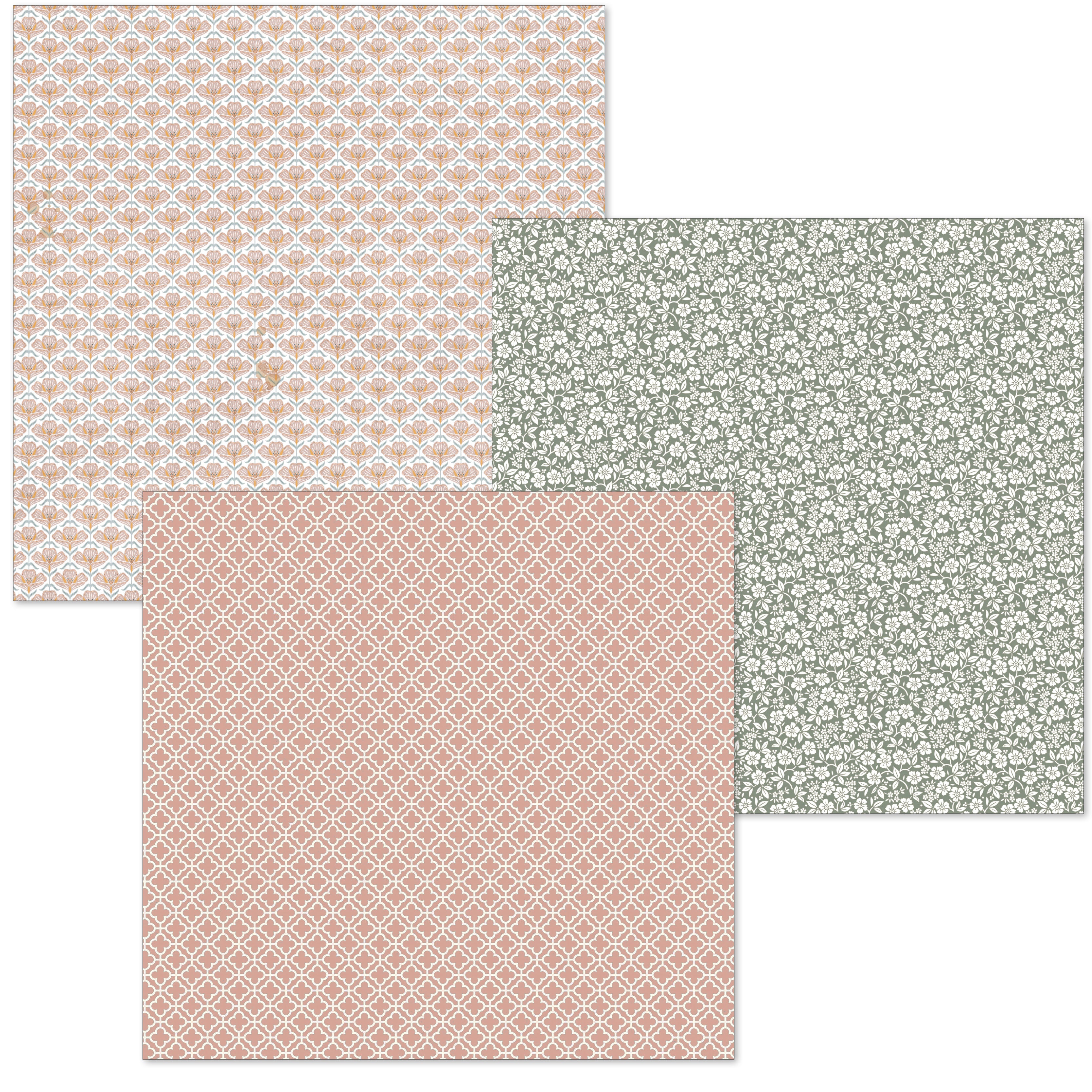 Courtly Love Deluxe Paper Silver & Vellum Dual Pack 6"x6" MIXED 6/Pkg