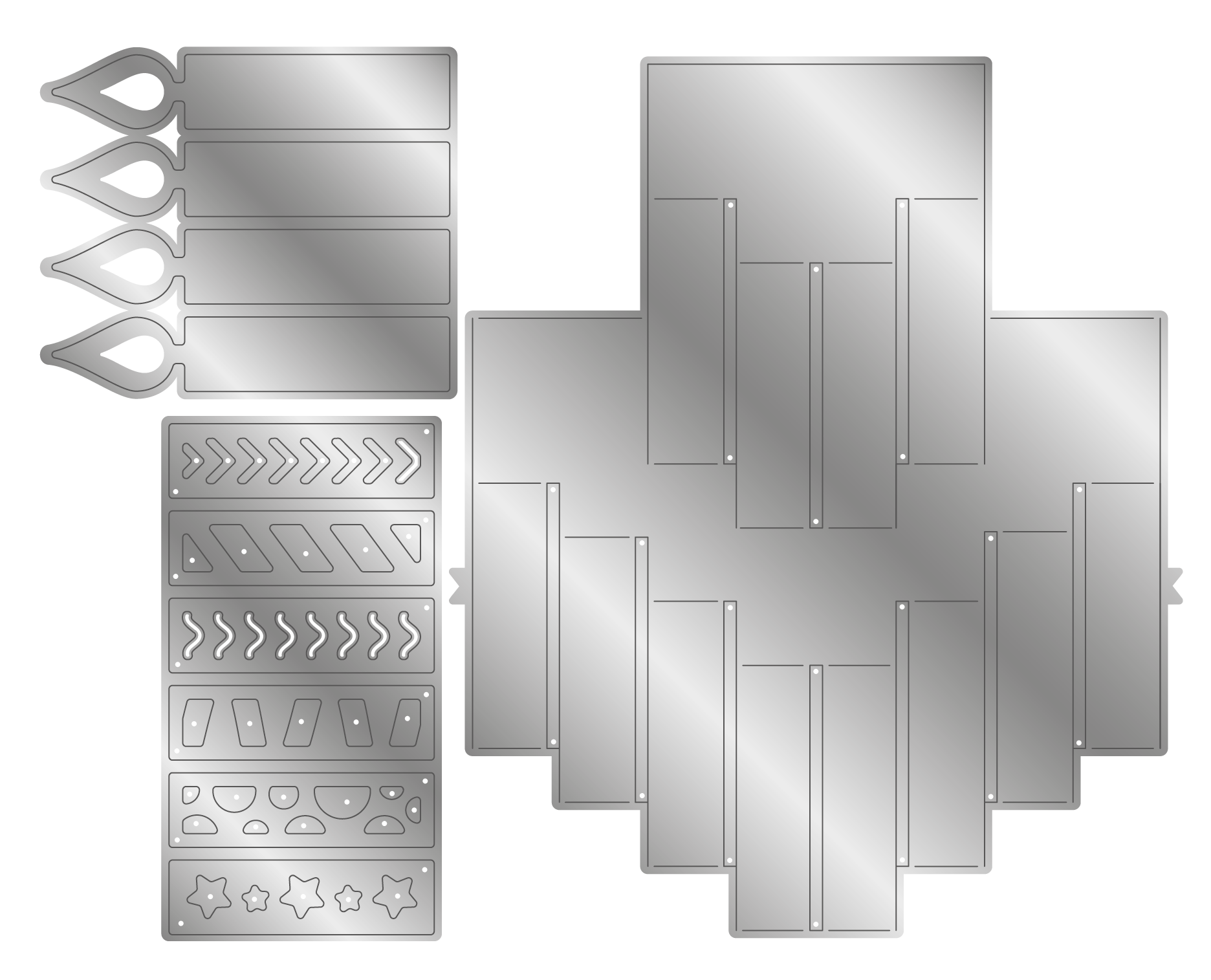 Crafter's Companion Birthday Celebrations Metal Die - 3D Pop-Up Candles