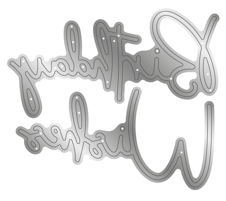 Crafter's Companion Birthday Celebrations Metal Dies - Birthday Wishes