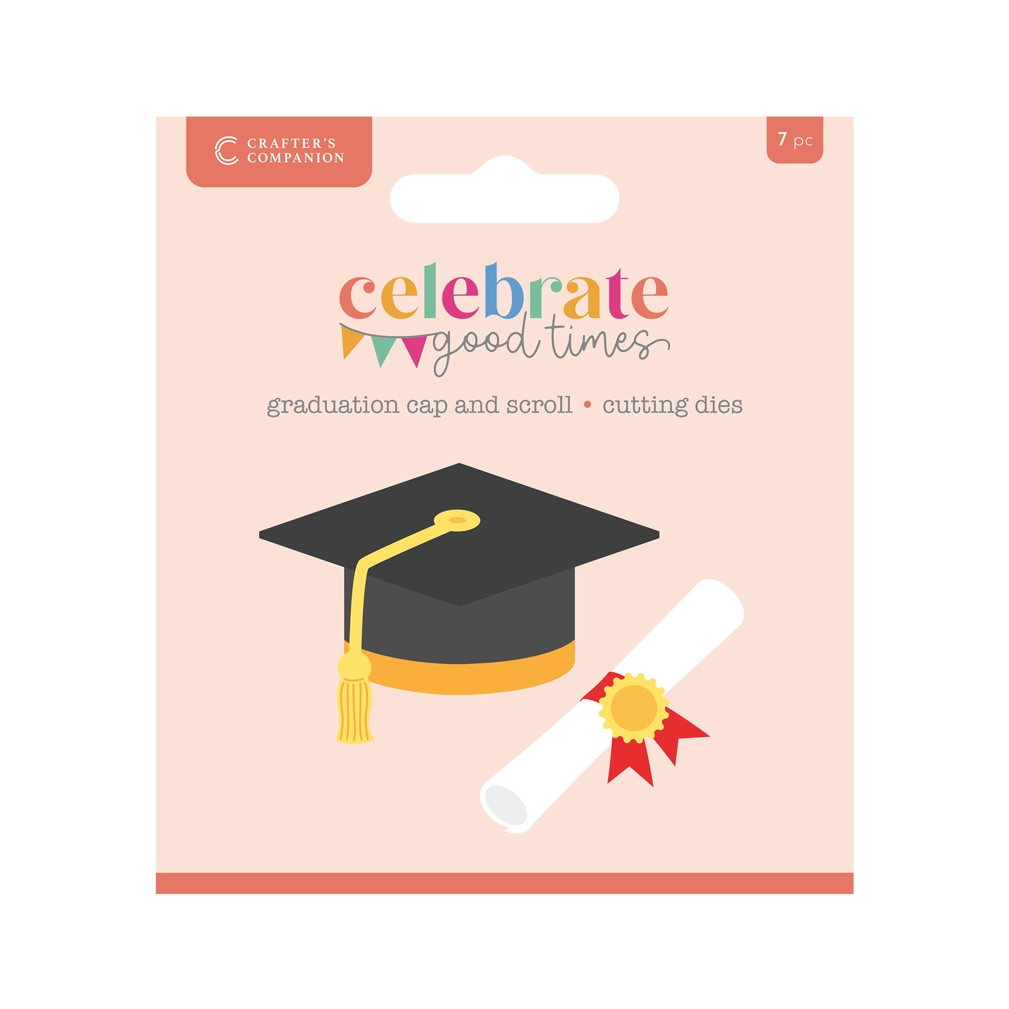 Crafter’s Companion Celebrate Good Times Collection Metal Die - Graduation Cap and Scroll