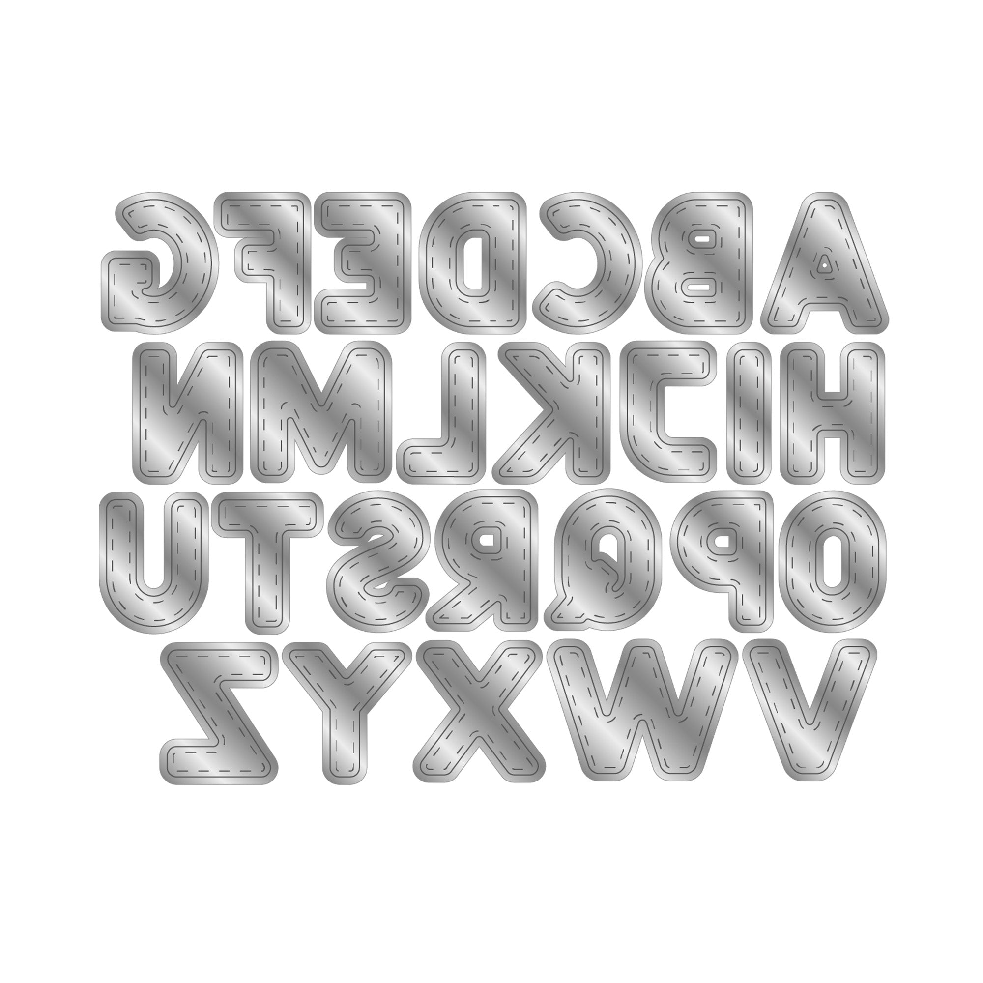 Crafter’s Companion Celebrate Good Times Collection Metal Die - Stitched Alphabet