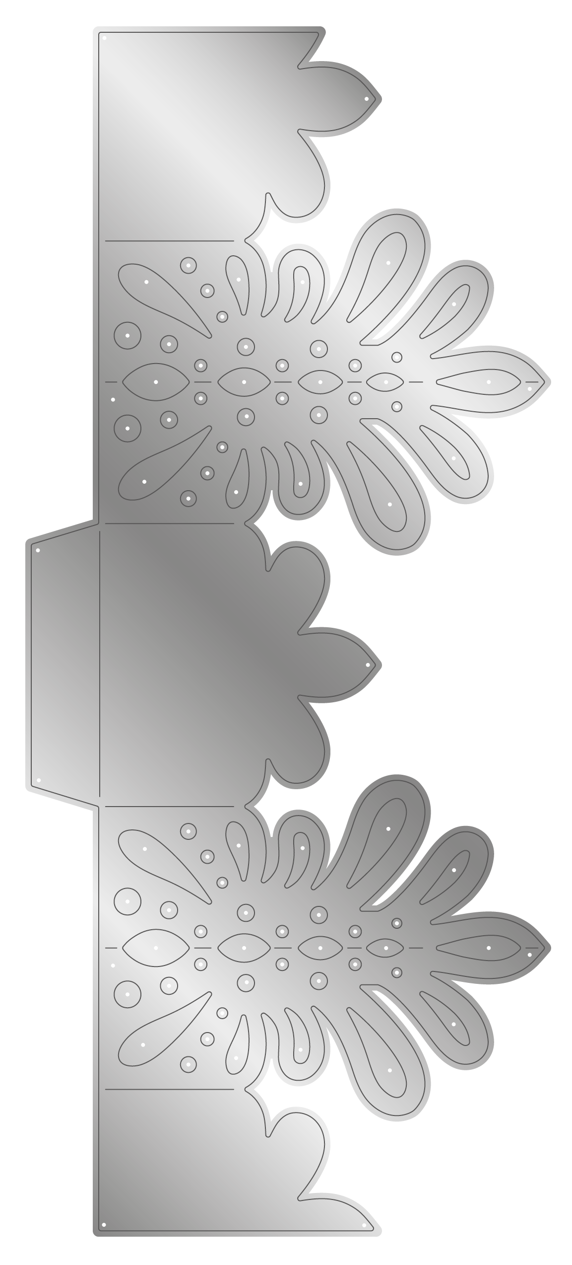 Crafter’s Companion Metal Die - 3D Snowflake