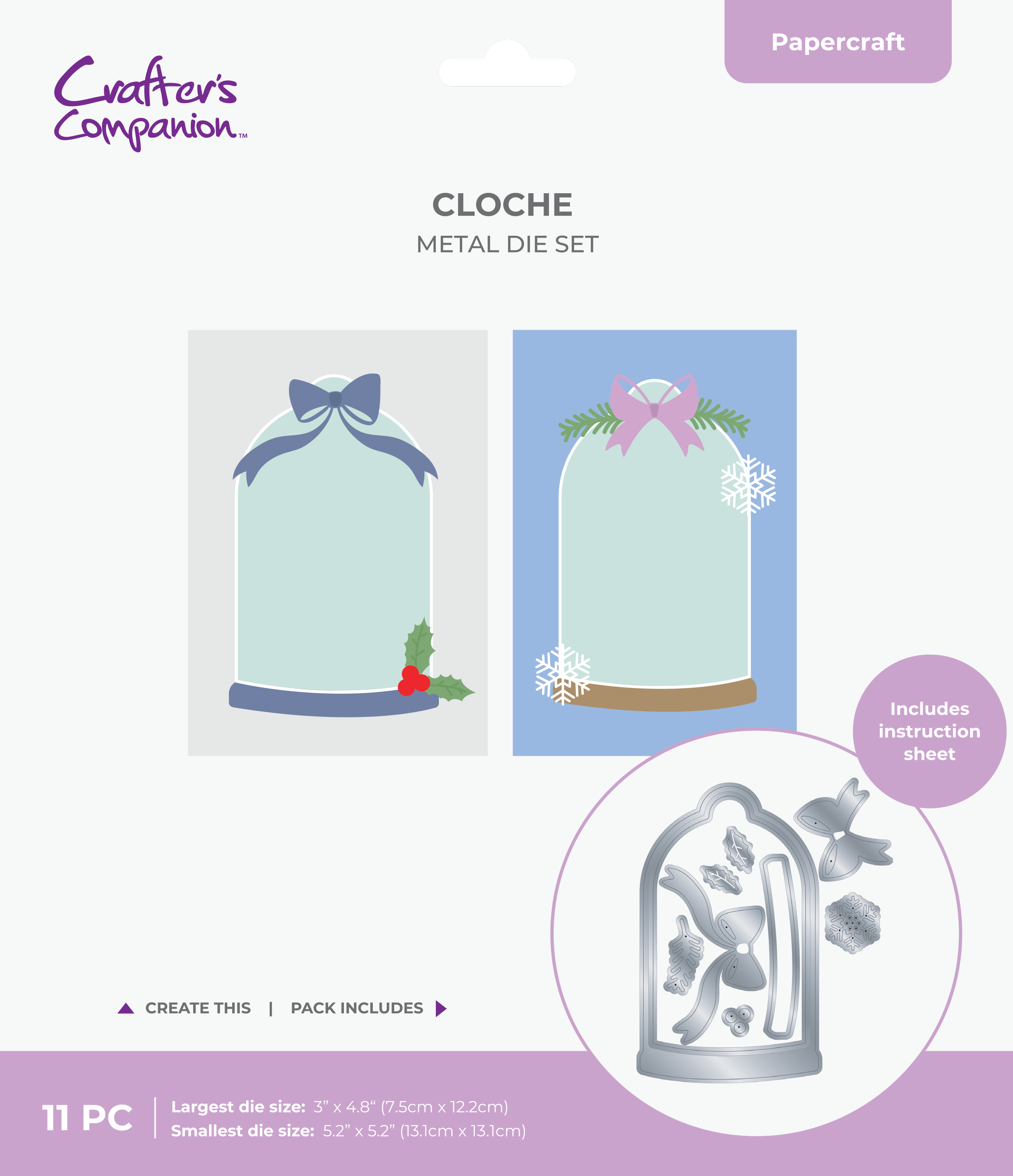 Crafters Companion Metal Die - Cloche