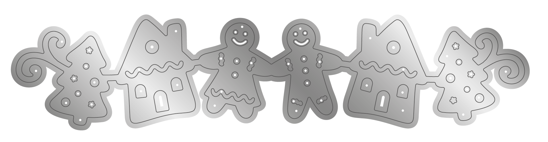 Crafter’s Companion Metal Die Edge’able - Gingerbread