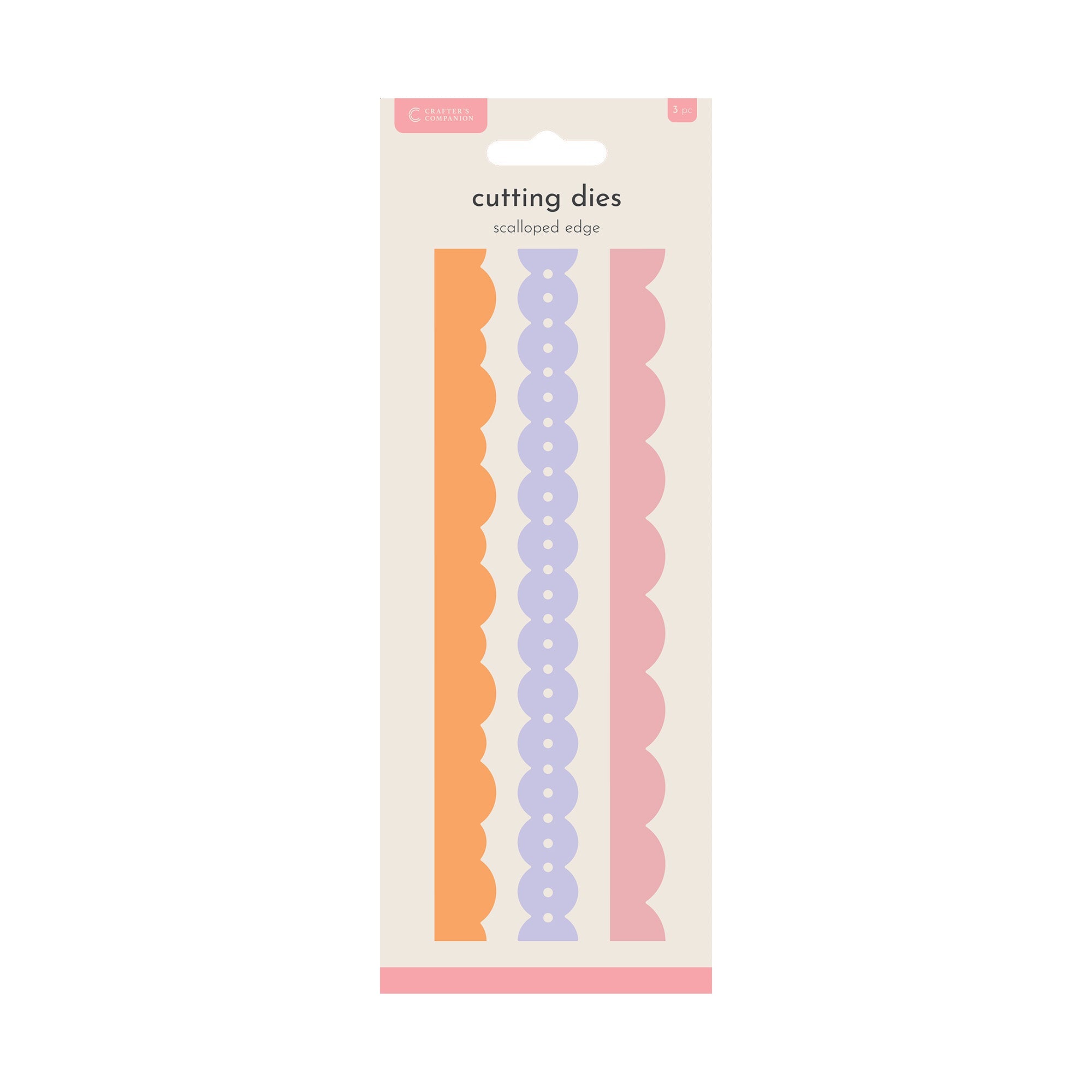 Crafters Companion Metal Die Edgeable - Scalloped Edge