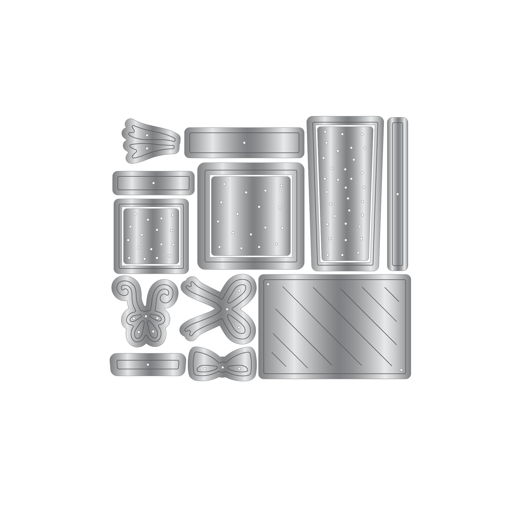 Crafters Companion Metal Die Christmas Embellishment - Presents