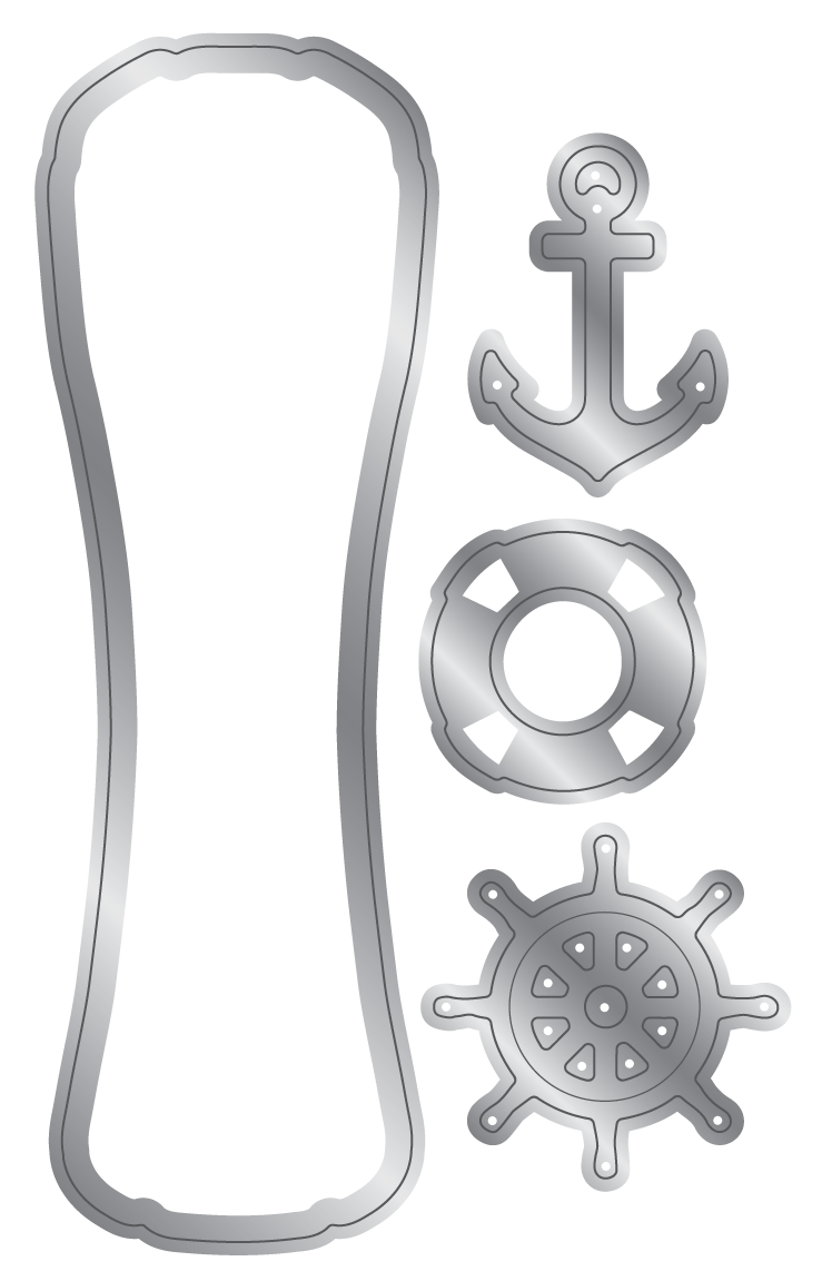 Crafter's Companion Message in a Bottle Stamp & Die – Message Scroll