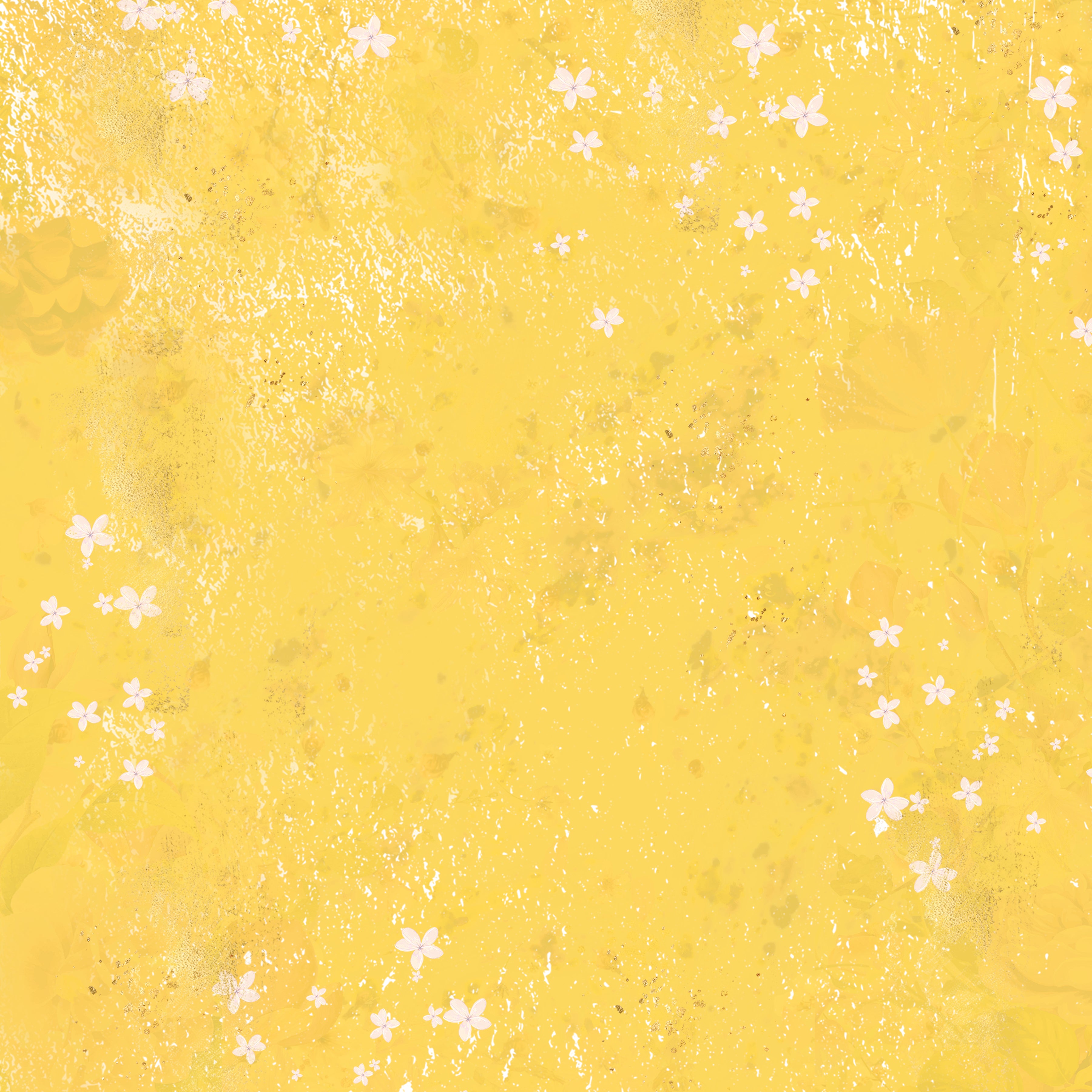 Spring Floral Print Paper Pad - 12" x 12"