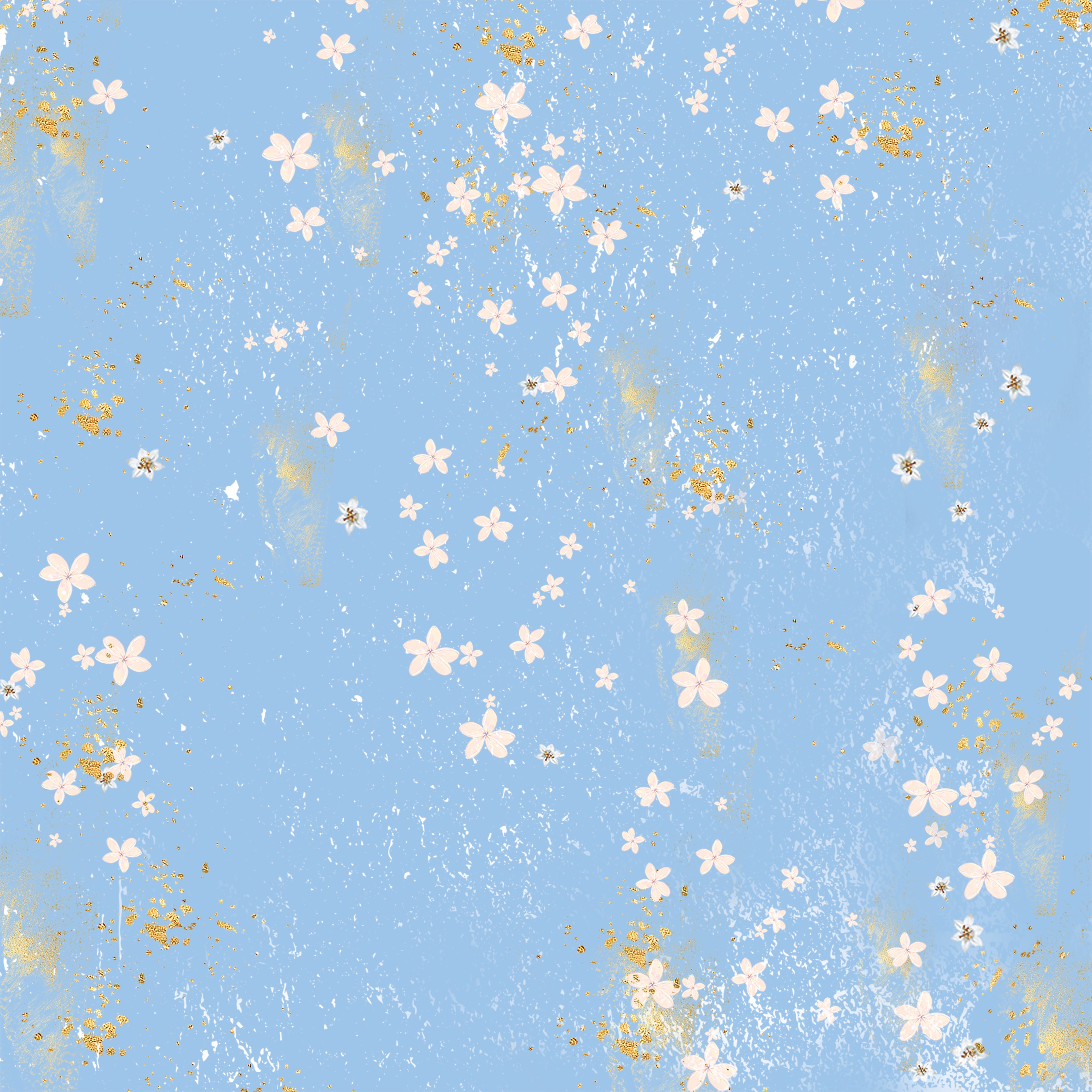 Spring Floral Print Paper Pad - 12" x 12"