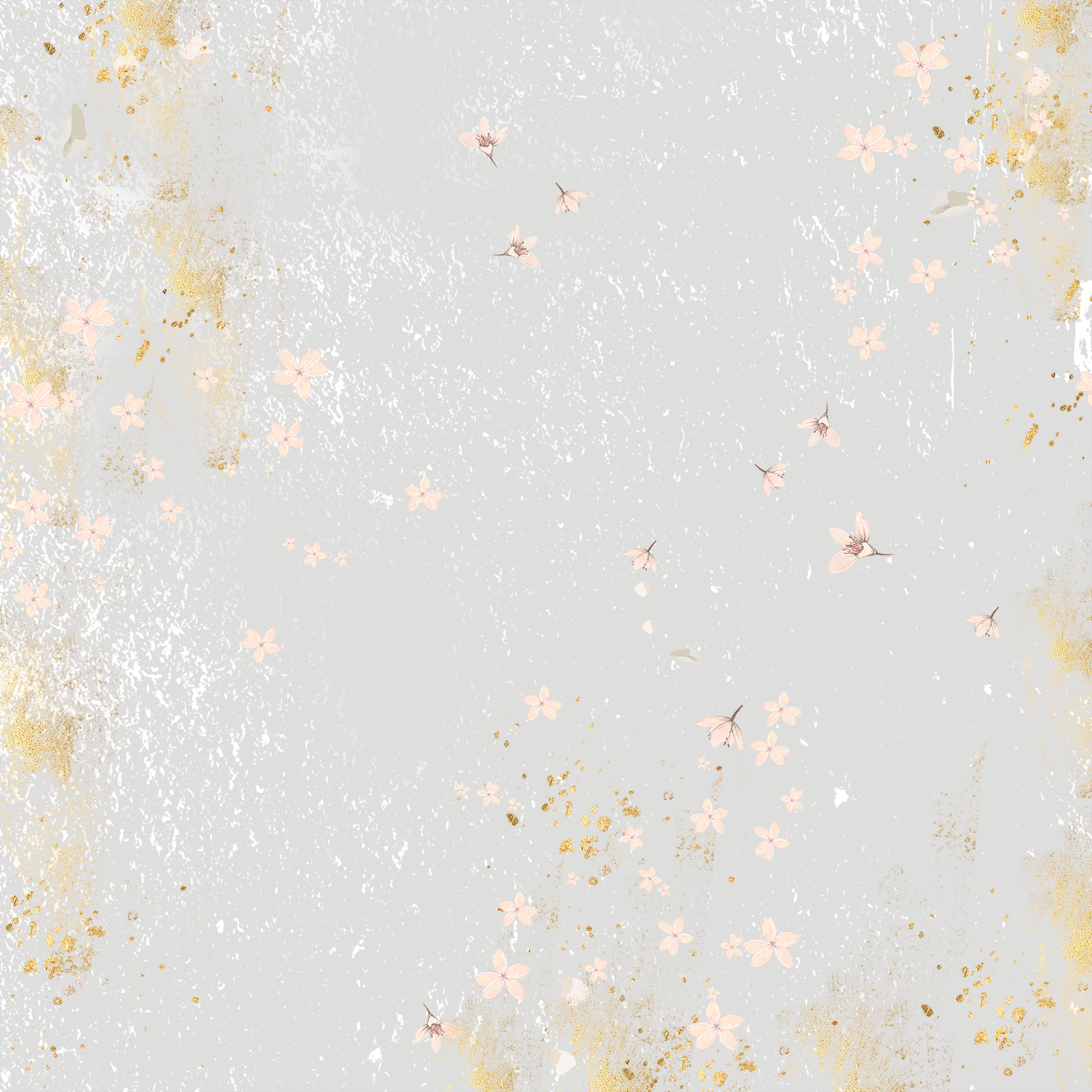 Spring Floral Print Paper Pad - 12" x 12"