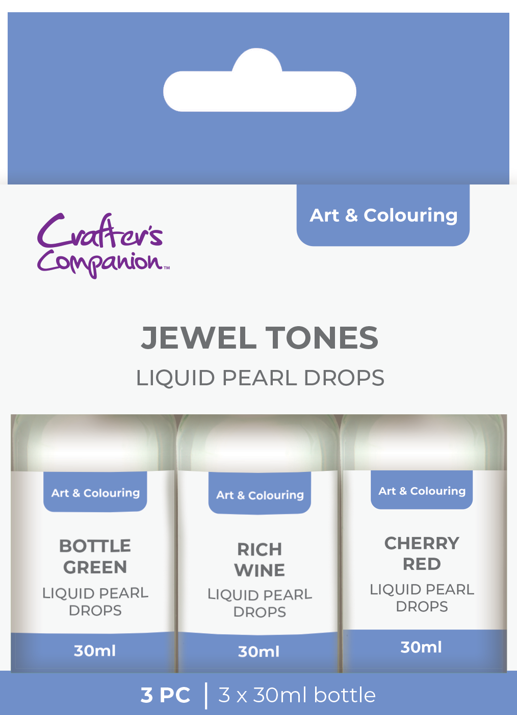 Crafter's Companion Pearl Drops Jewel Tones 3 Pack