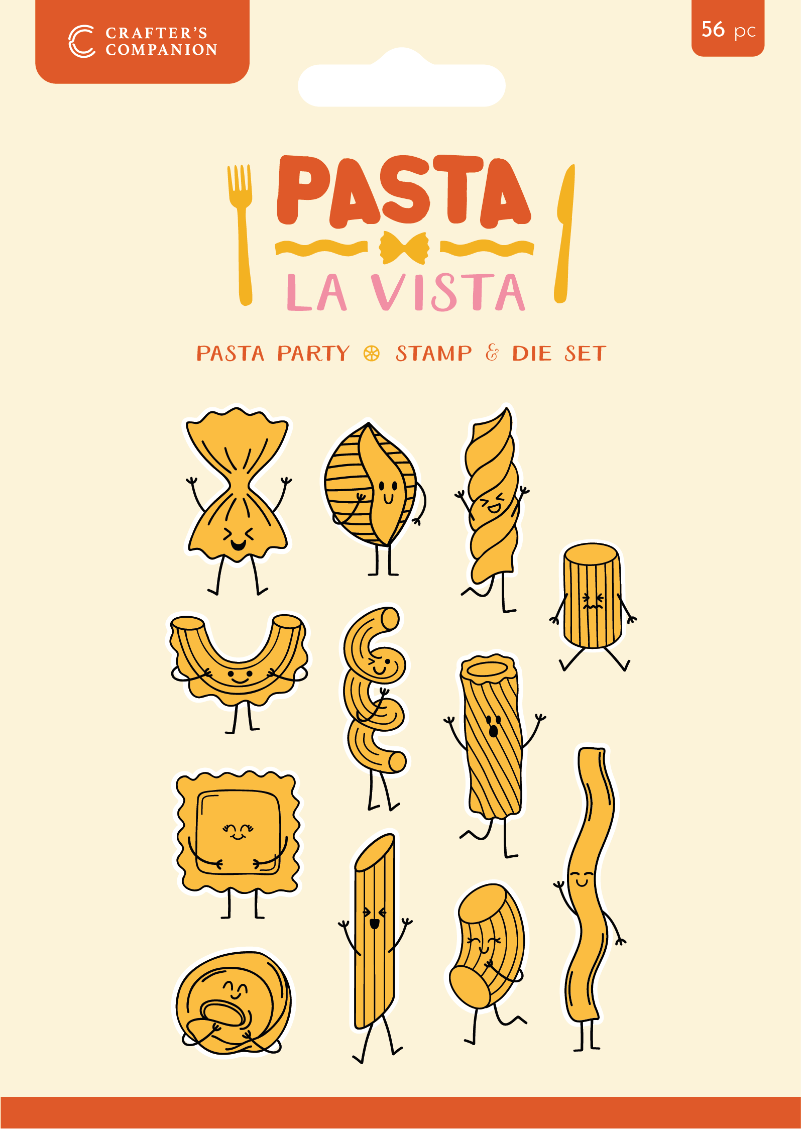 Crafter’s Companion Pasta La Vista Stamp & Die - Pasta Party