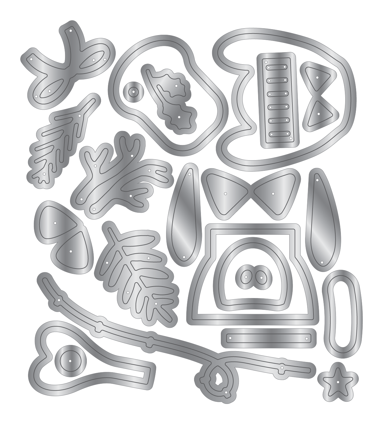 Crafter’s Companion Santa Paws Metal Die - Dress up Dog