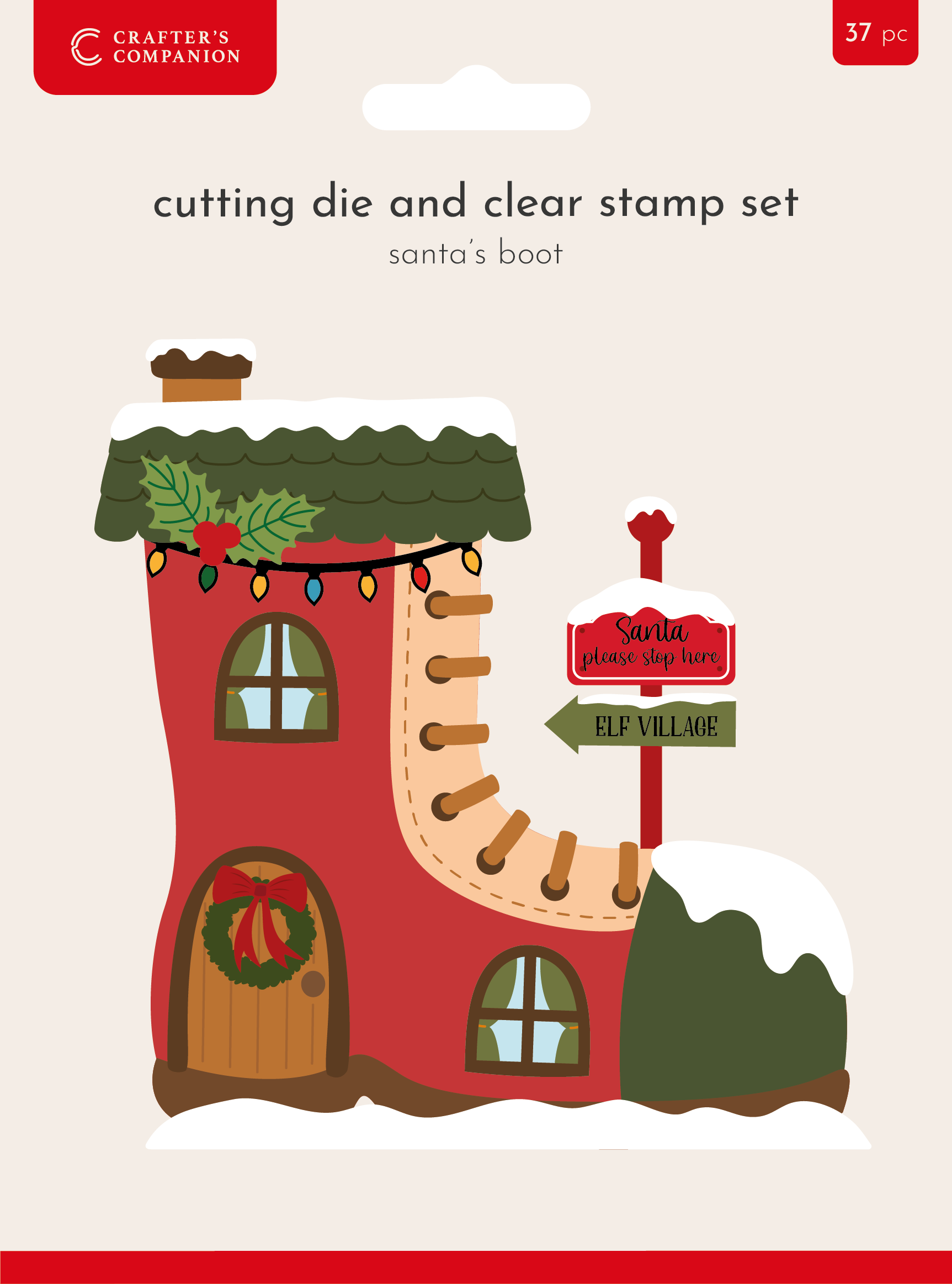 Crafters Companion Stamp & Die - Santa's Boot