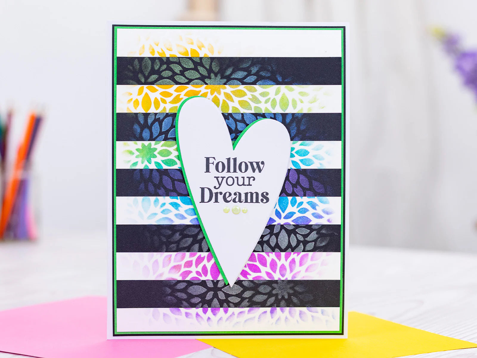 Crafter’s Companion Stencils - Swirls, Florals & Feathers