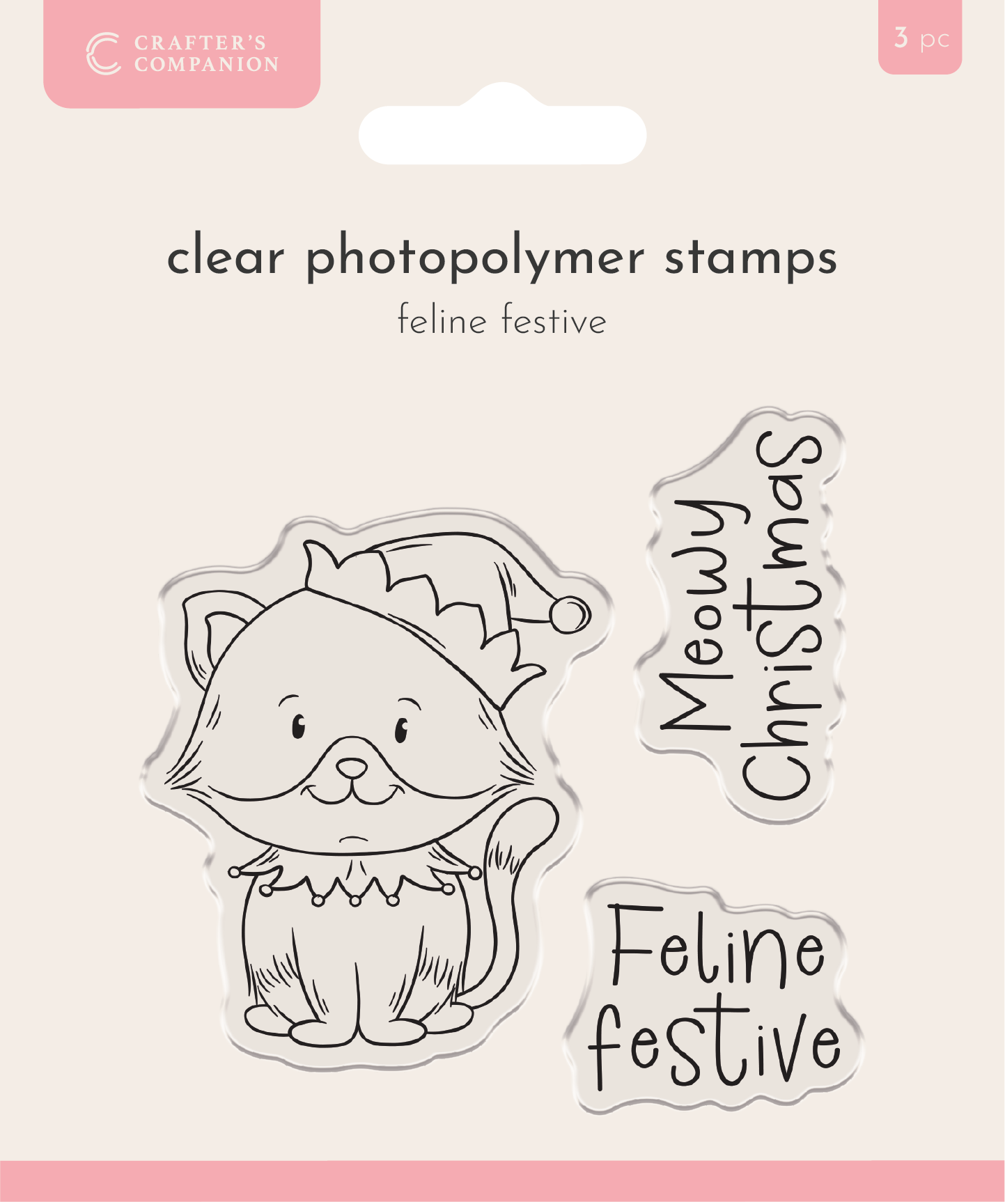 Crafter’s Companion Photopolymer Stamp - Feline Festive