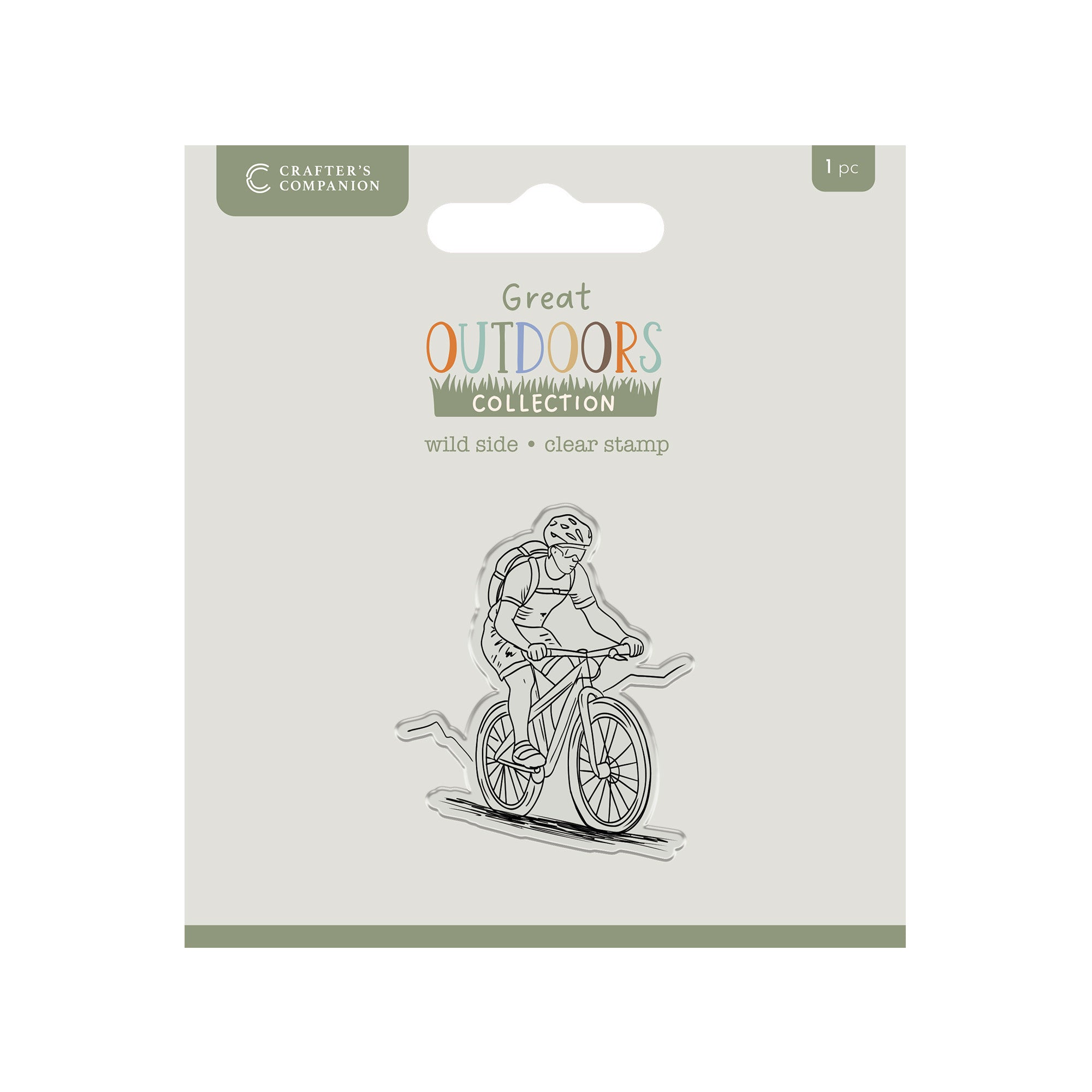 Crafters Companion The Great Outdoors Clear Acrylic Stamp Set - Wild Side