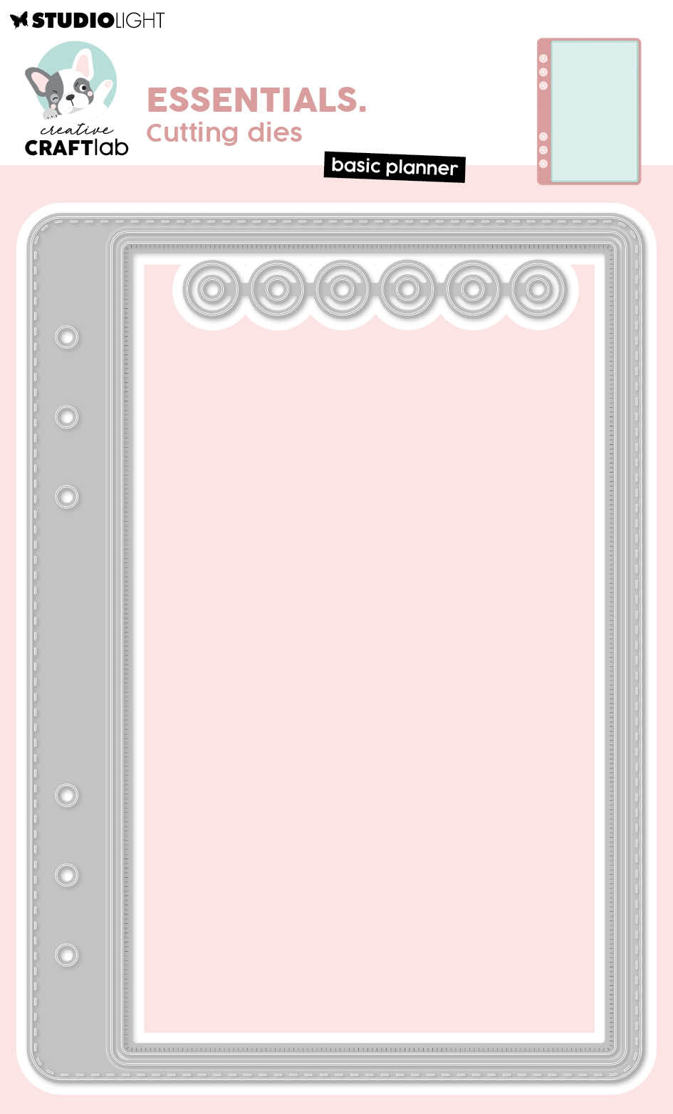 CCL Cutting Die Basic Planner Essentials 4 Pieces