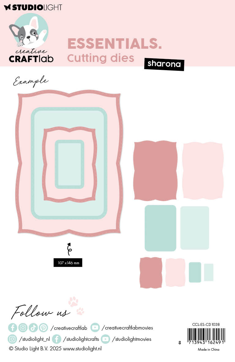 CCL Cutting Die Sharona Essentials 8 Pieces