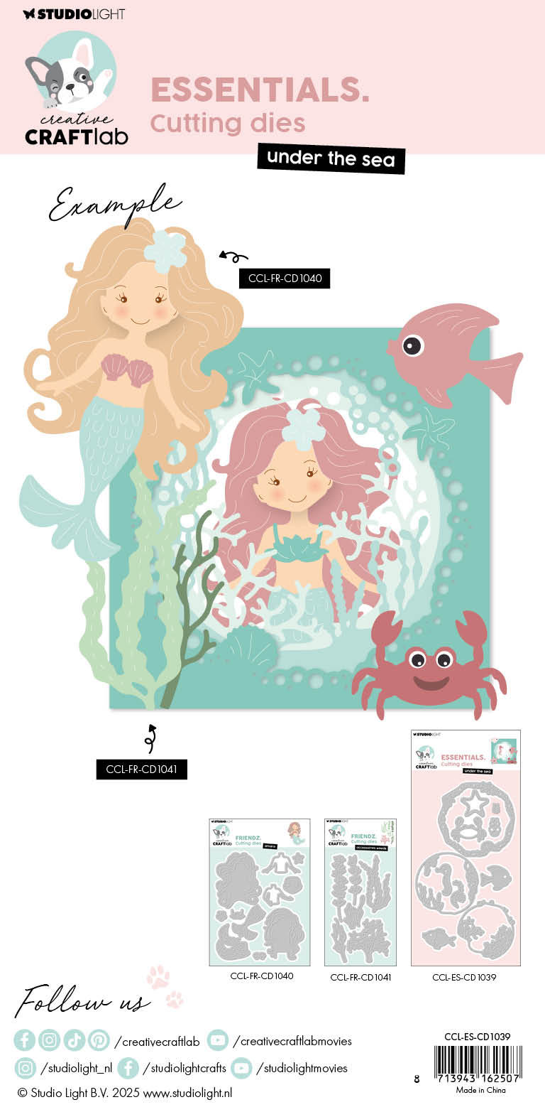 CCL Cutting Die Under The Sea Essentials 9 Pieces
