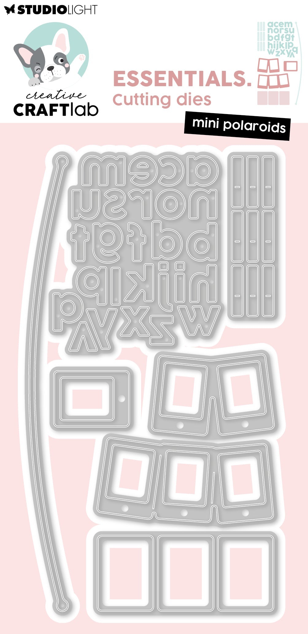 CCL Cutting Die Mini Polaroids Essentials 7 Pieces