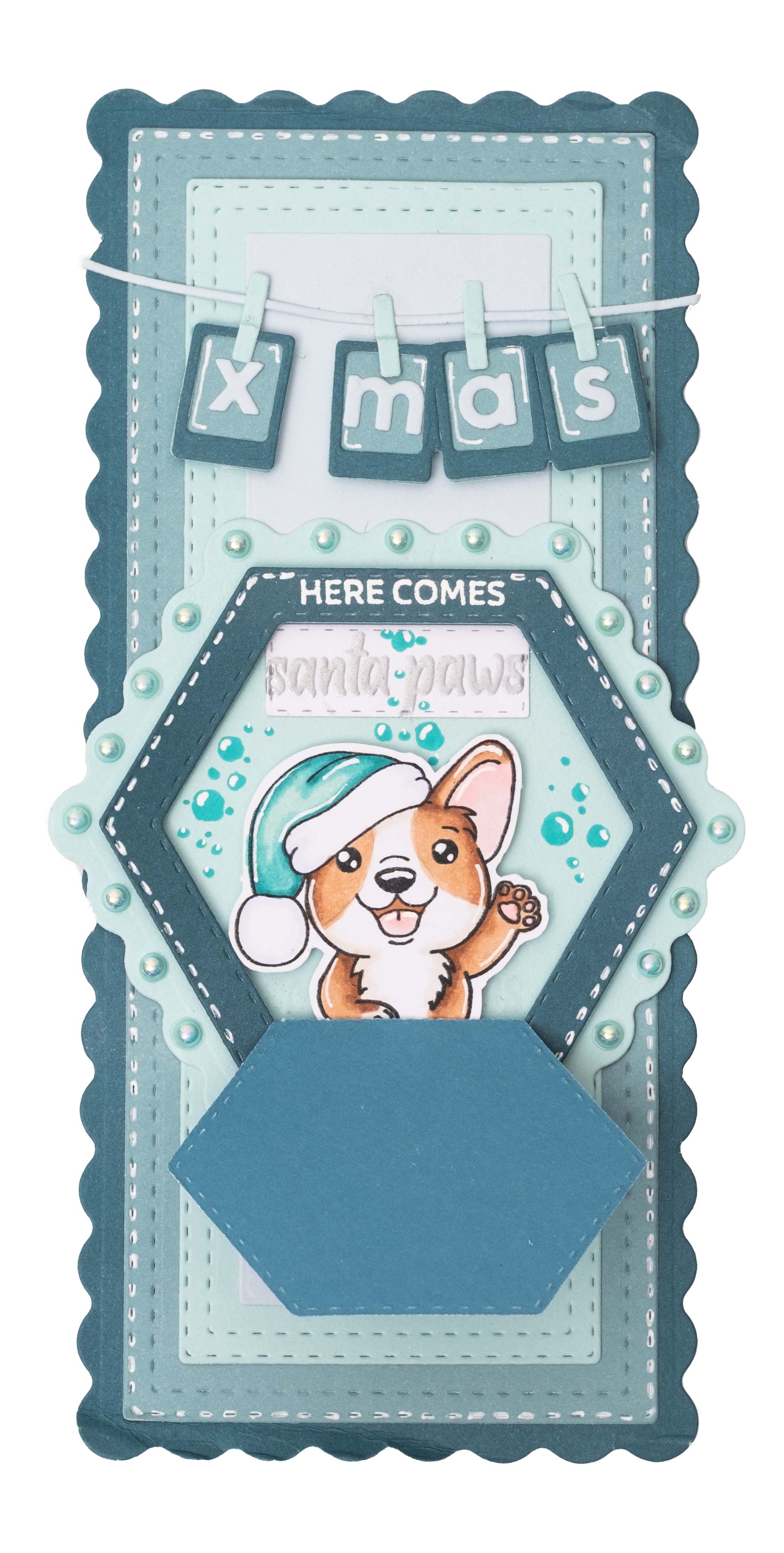 CCL Clear Stamps Merry Woofmass Friendz 21 Pieces