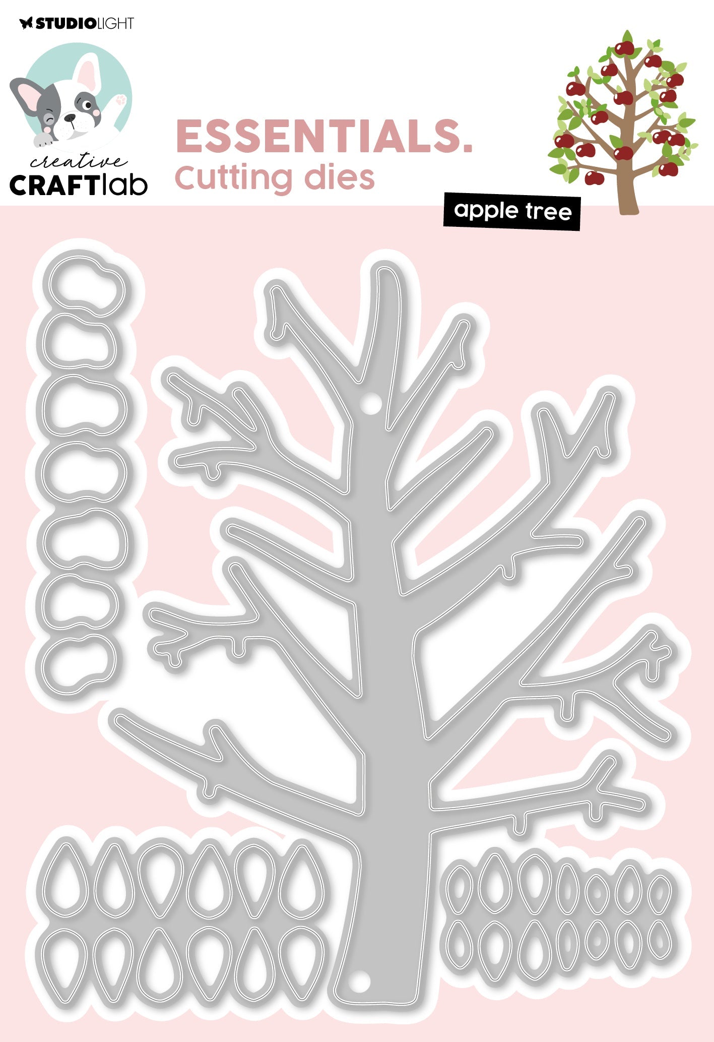 CCL Cutting Die Apple Tree Essentials 4 PC