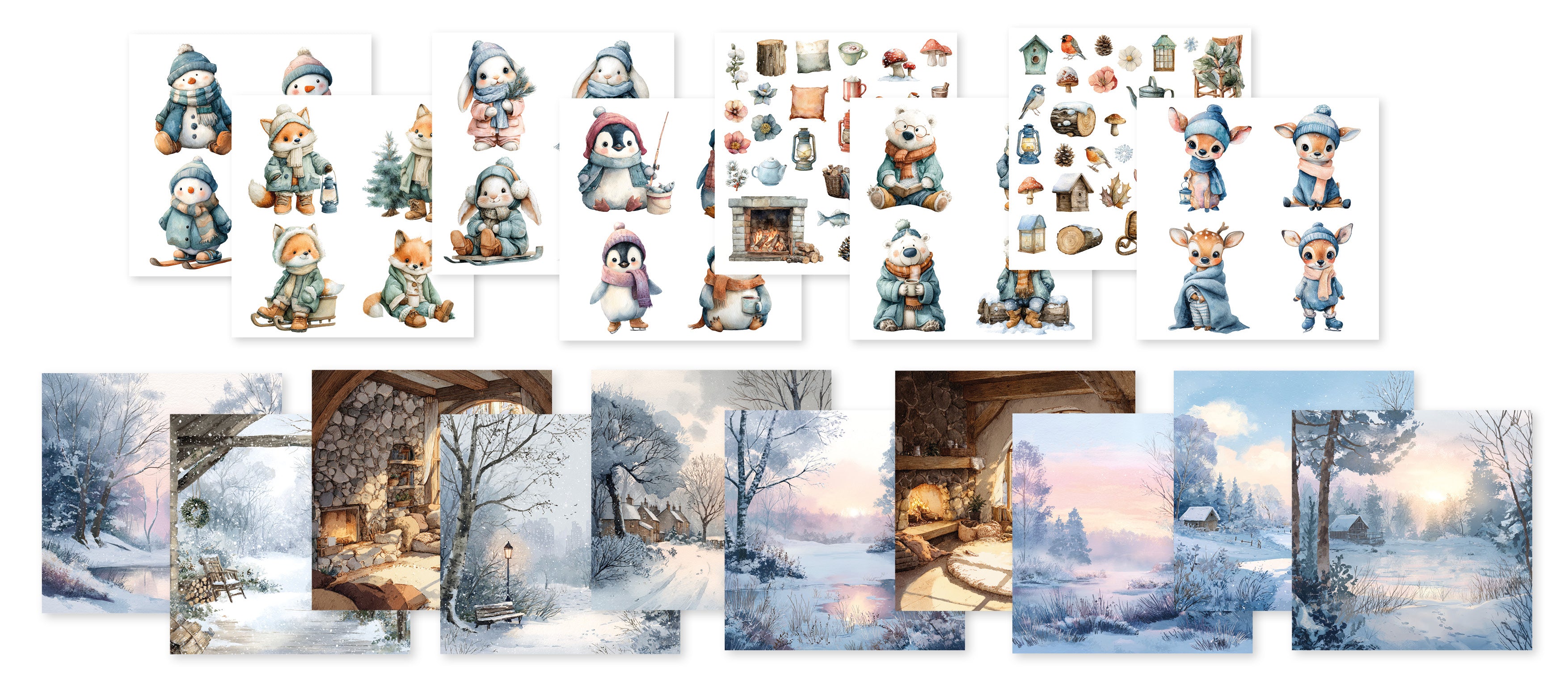 CCL Collage Paper Pad By The Lake Essentials 36 Sheets