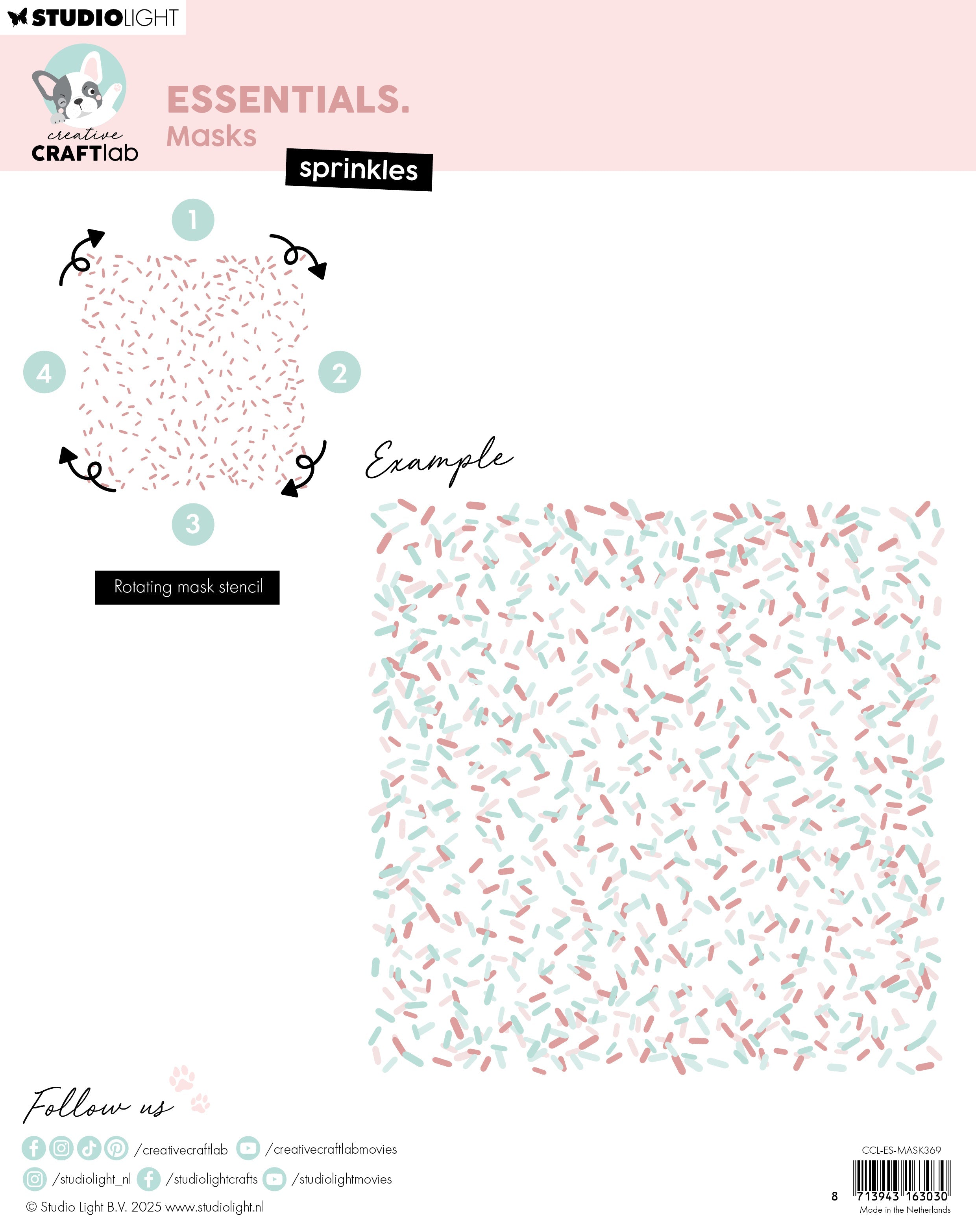 CCL Masks Sprinkles Essentials 1 Piece