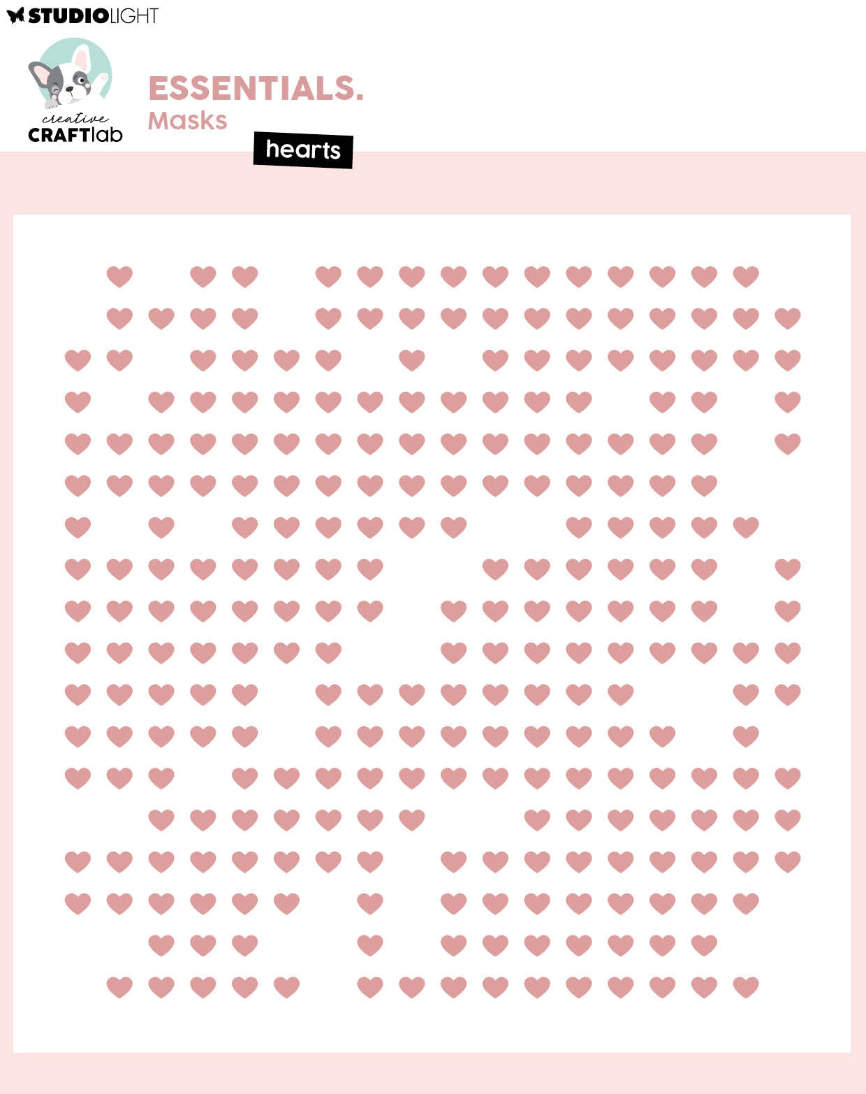 CCL Masks Hearts Essentials 1 Piece