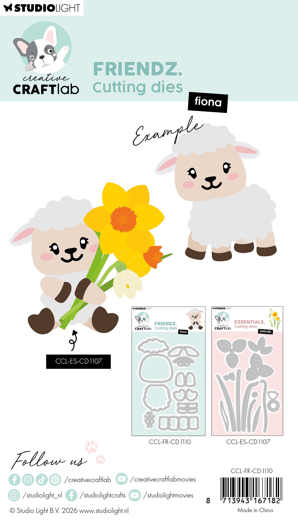 CCL Cutting Dies Fiona Friendz 10 Pieces