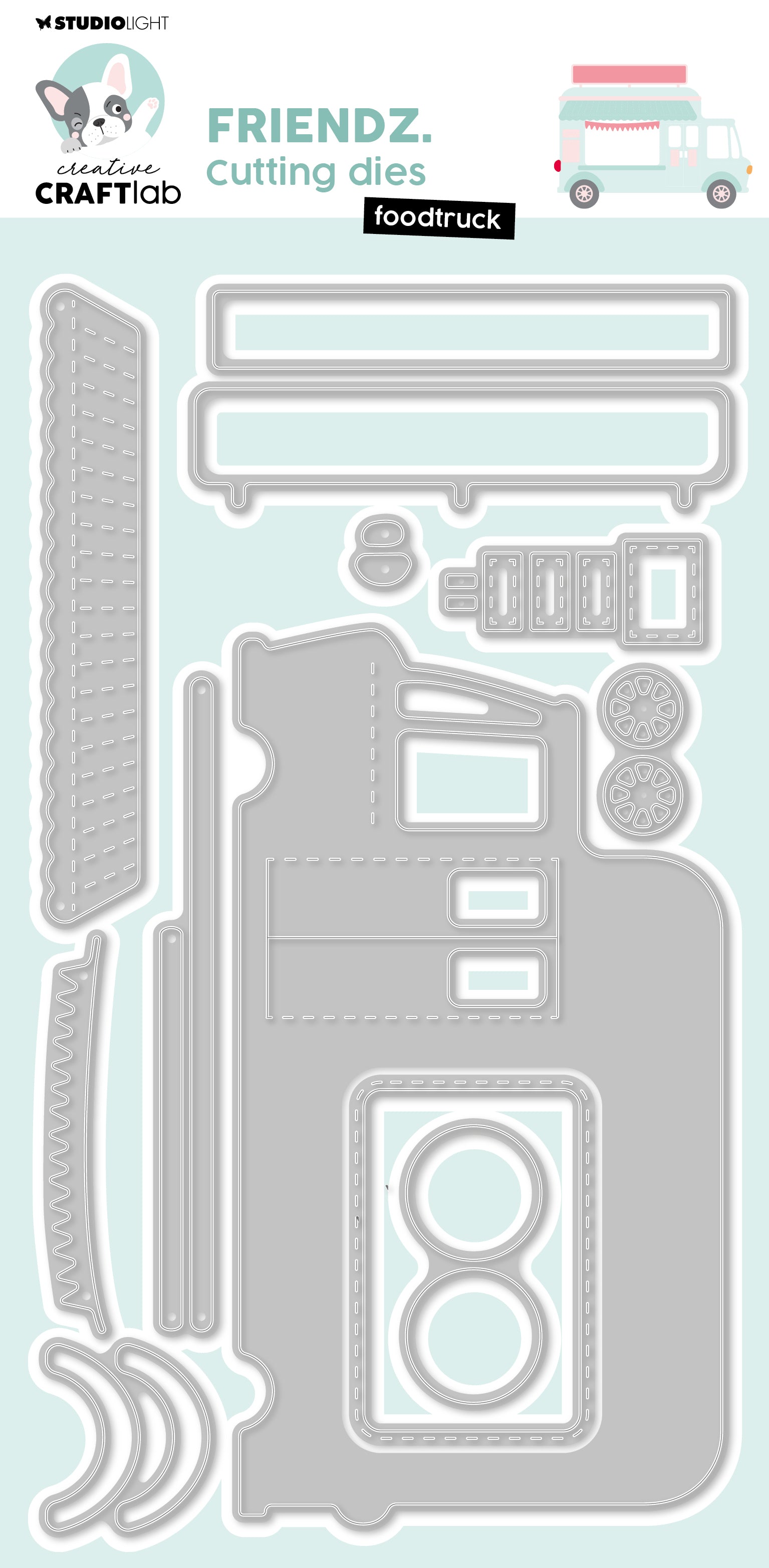 CCL Cutting Die Foodtruck Friendz 11 PC
