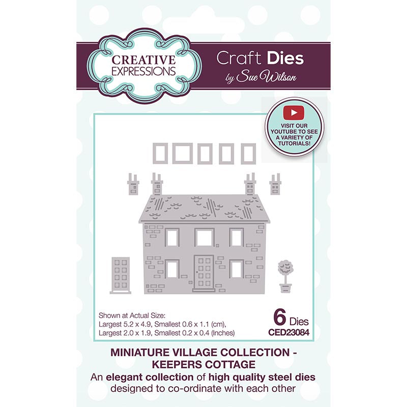 Creative Expressions Sue Wilson Miniature Village Keepers Cottage Craft Die