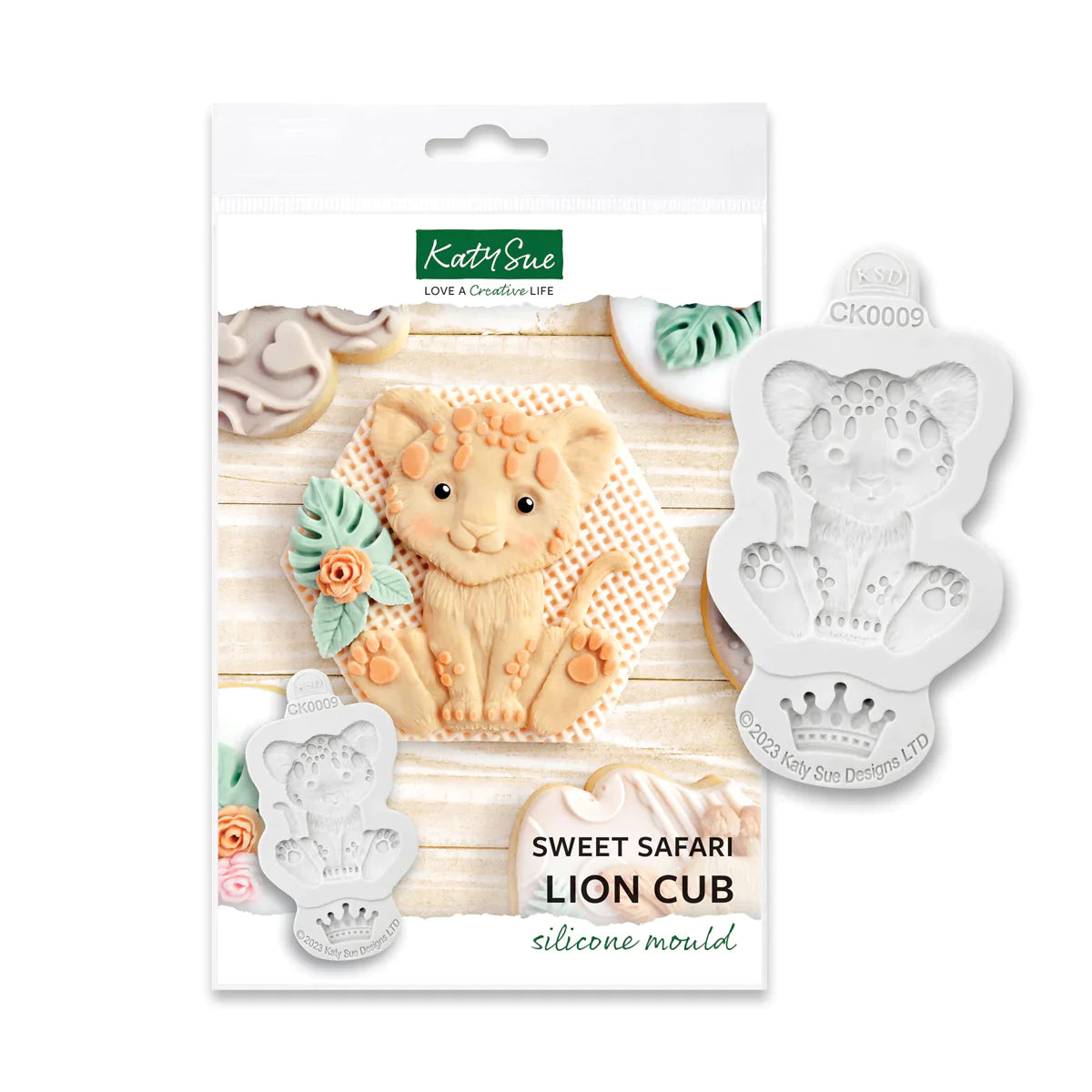 Sweet Safari Lion Cub Silicone Mould