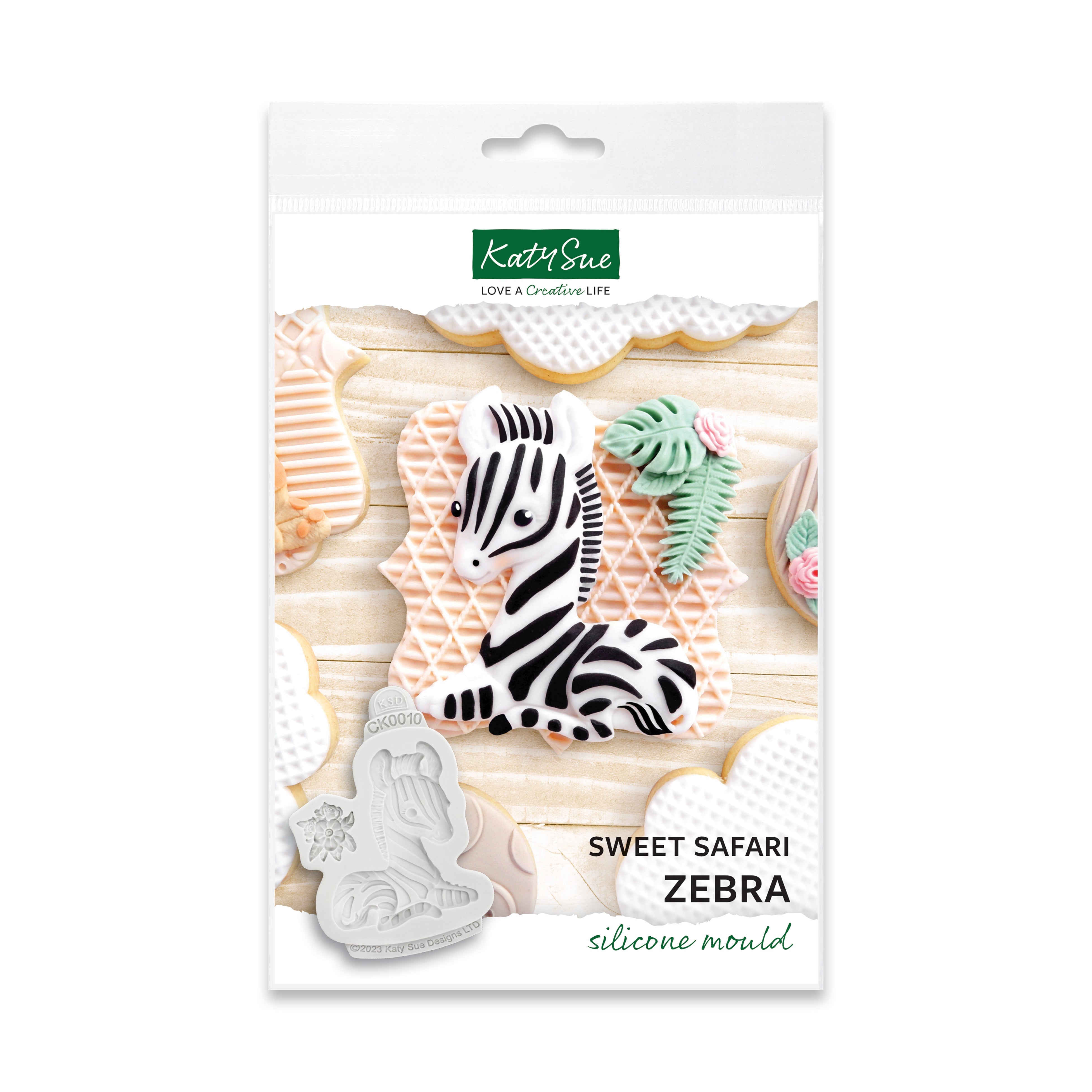 Sweet Safari Zebra Silicone Mould