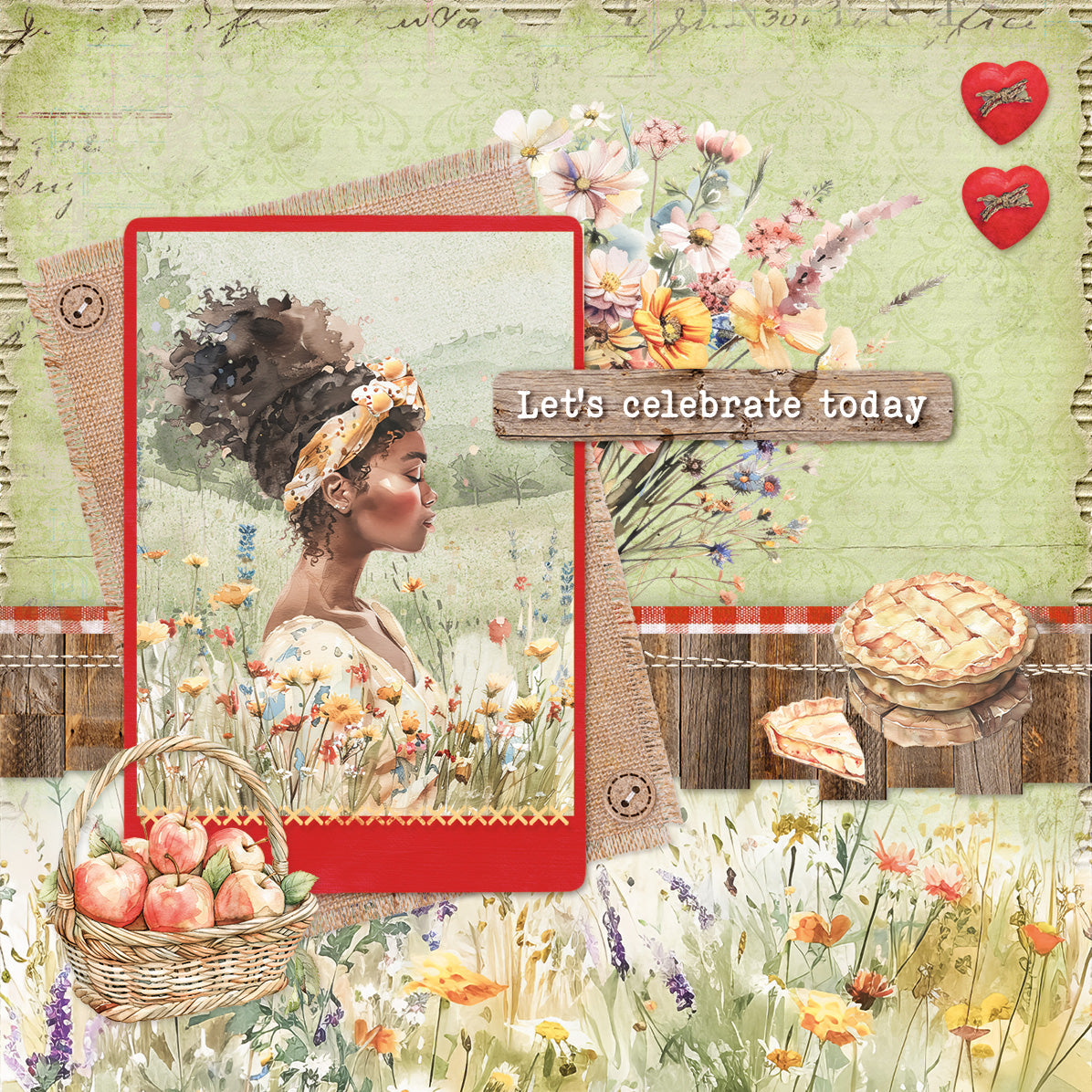 SL Card Making Pad Country Roads Essentials 14 Sheets