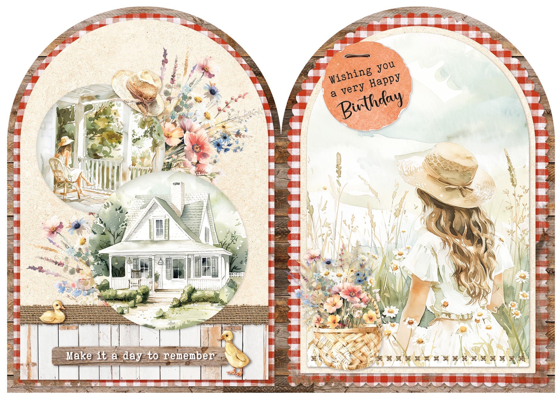 SL Card Making Pad Country Roads Essentials 14 Sheets