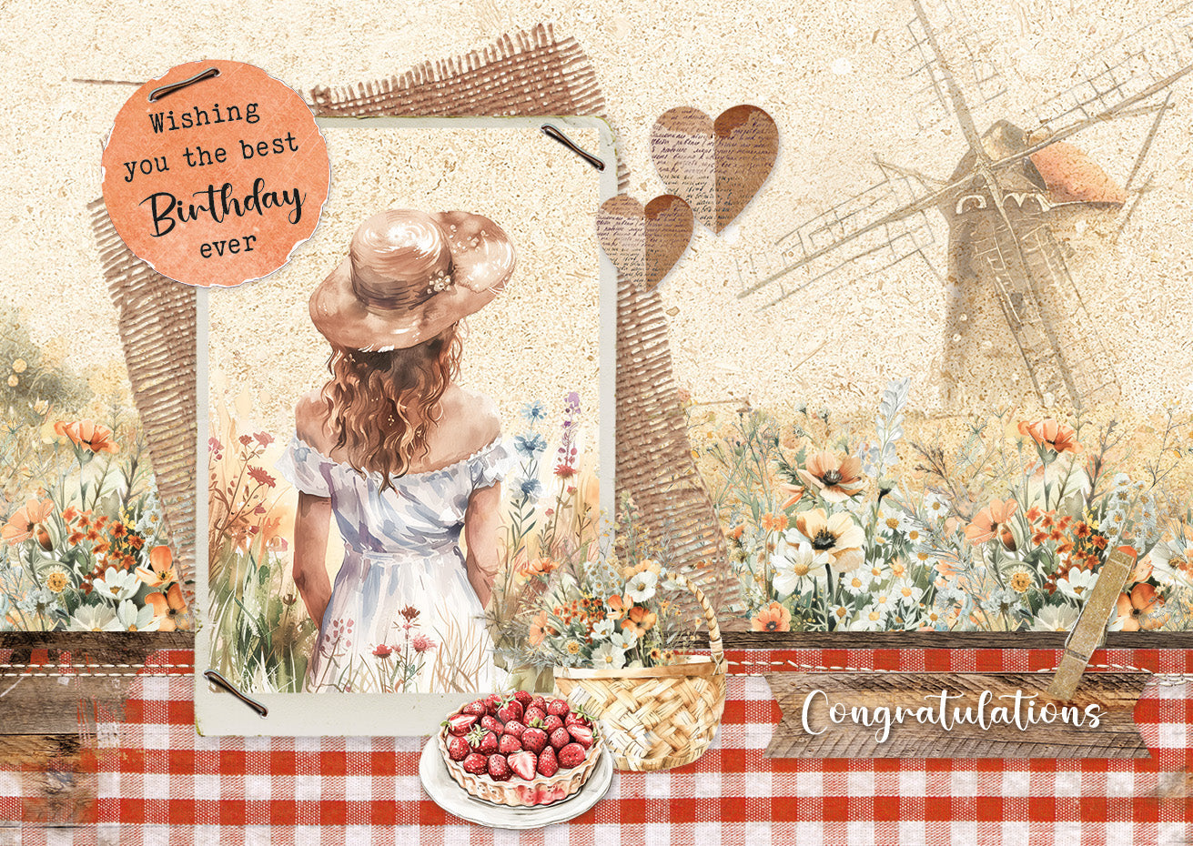 SL Card Making Pad Country Roads Essentials 14 Sheets